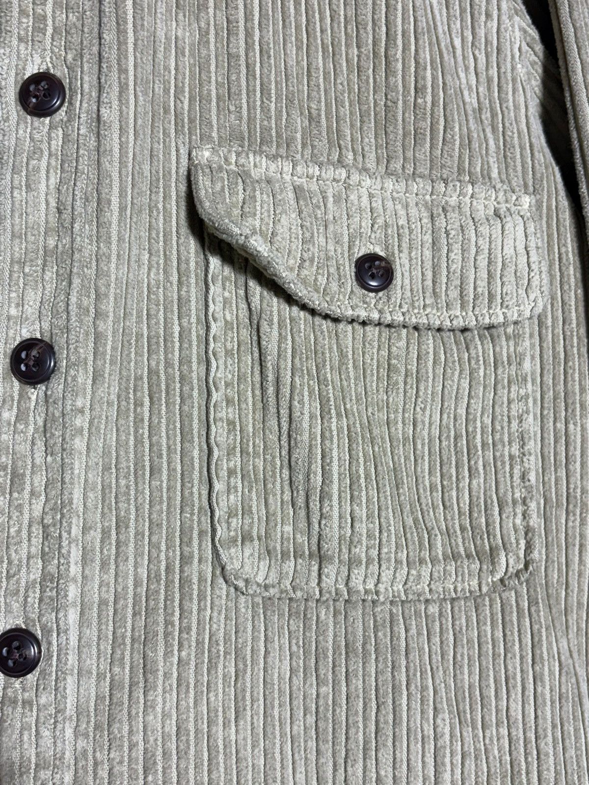Tintoria Mattei Tintoria Mattei 954 Long Sleeve Corduroy Shirt Luxury Size US M / EU 48-50 / 2 - 8 Thumbnail