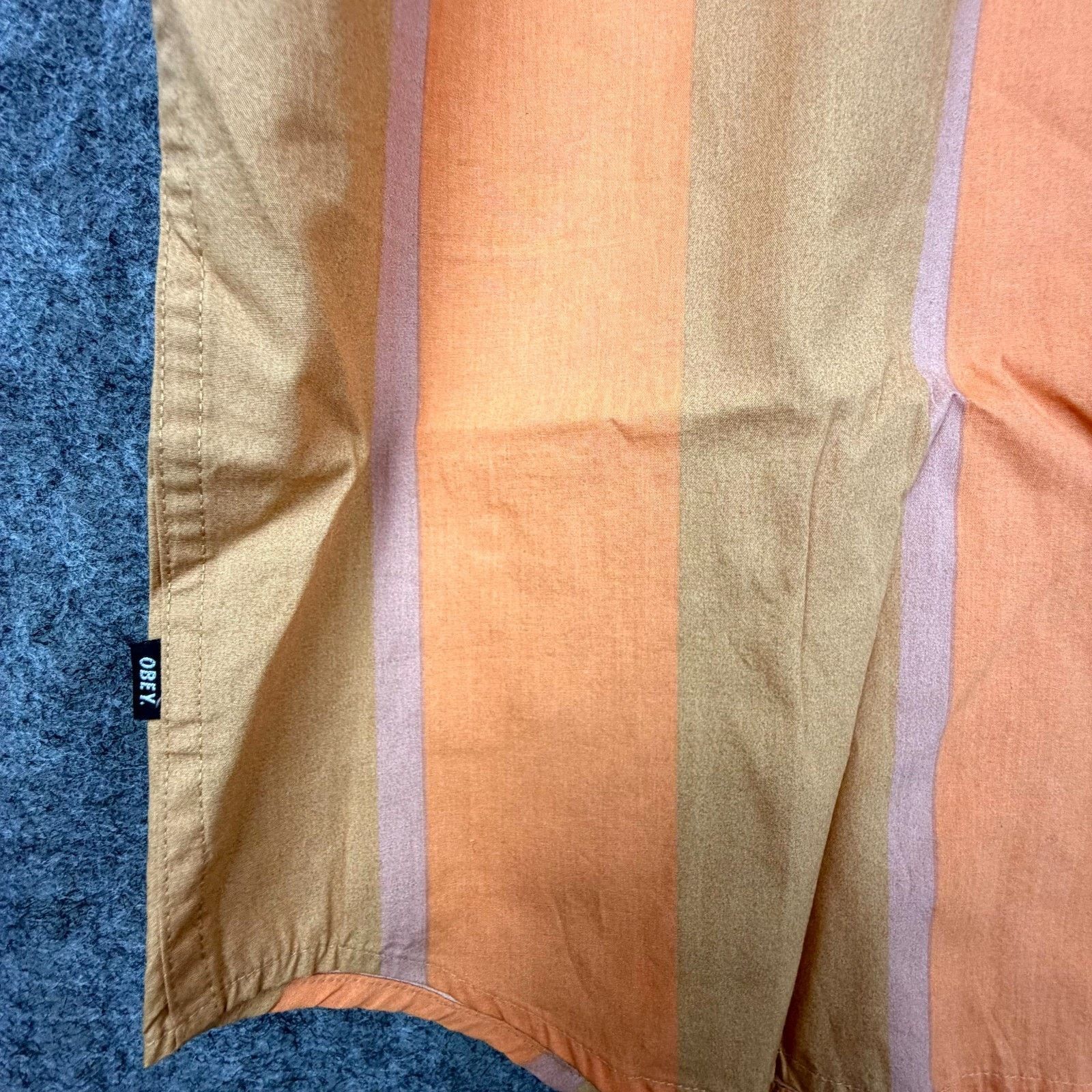 Obey Obey Worldwide Shanty Shirt Tan Leather Indie Sleaze Earthy Size US L / EU 52-54 / 3 - 6 Thumbnail