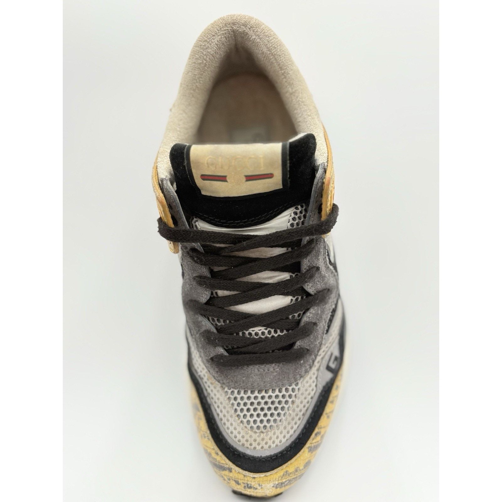 Gucci Size 6.5 G (7 US) - Gucci Ultrapace ' Yellow Tejus Printed ' Size US 7 / EU 40 - 11 Thumbnail