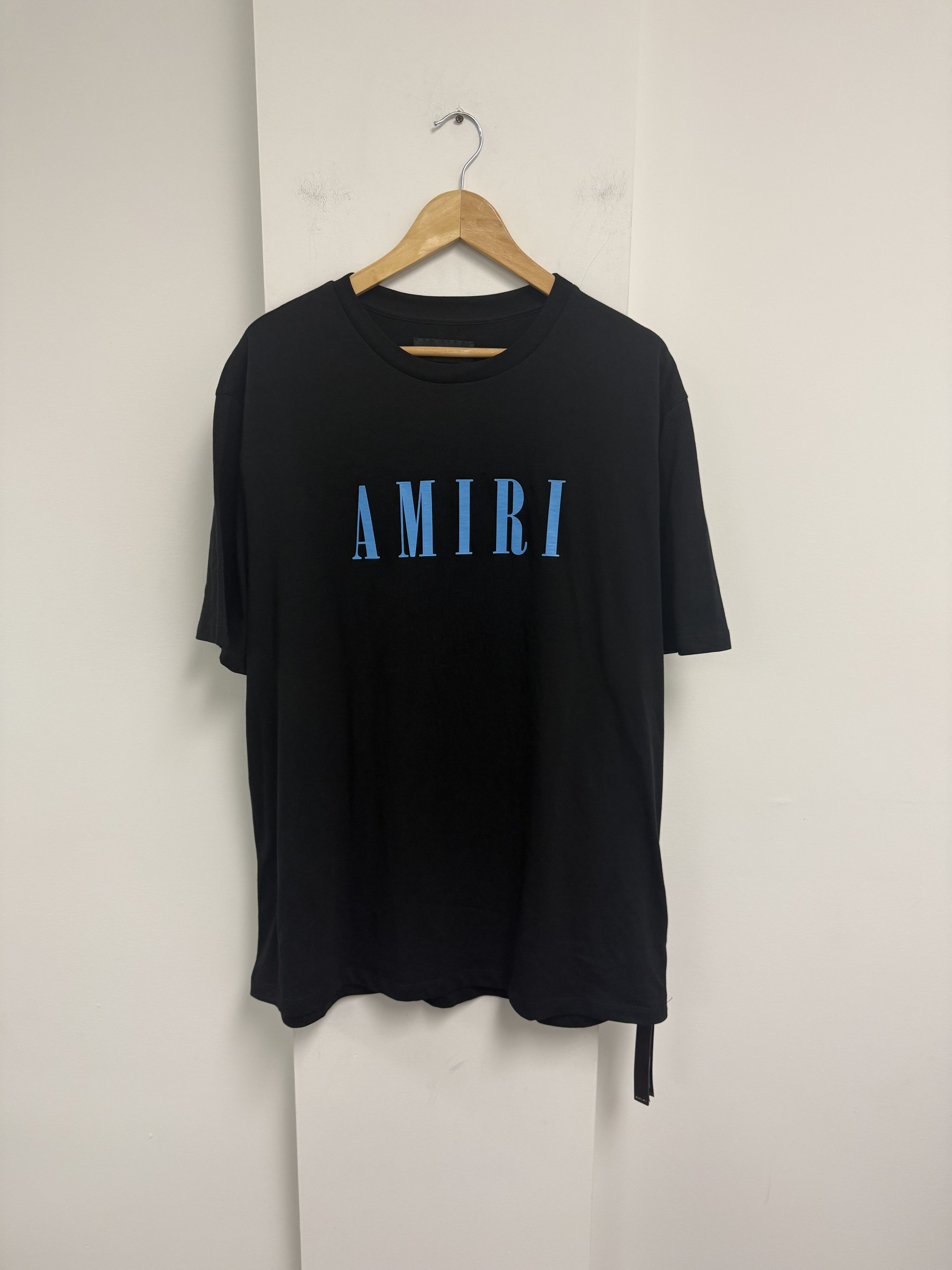Amiri Amiri Blue Logo Tee Size US XXL / EU 58 / 5 - 1 Thumbnail