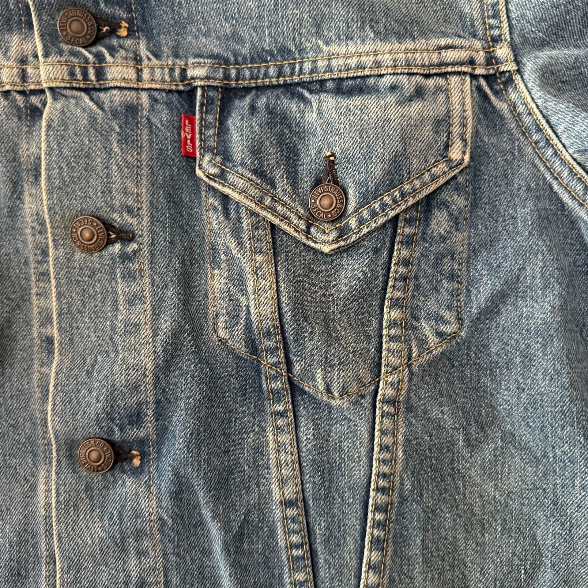 Levi's Vintage Clothing Levi's LVC557 J02 Denim Jacket Size US XXS / EU 40 - 4 Thumbnail