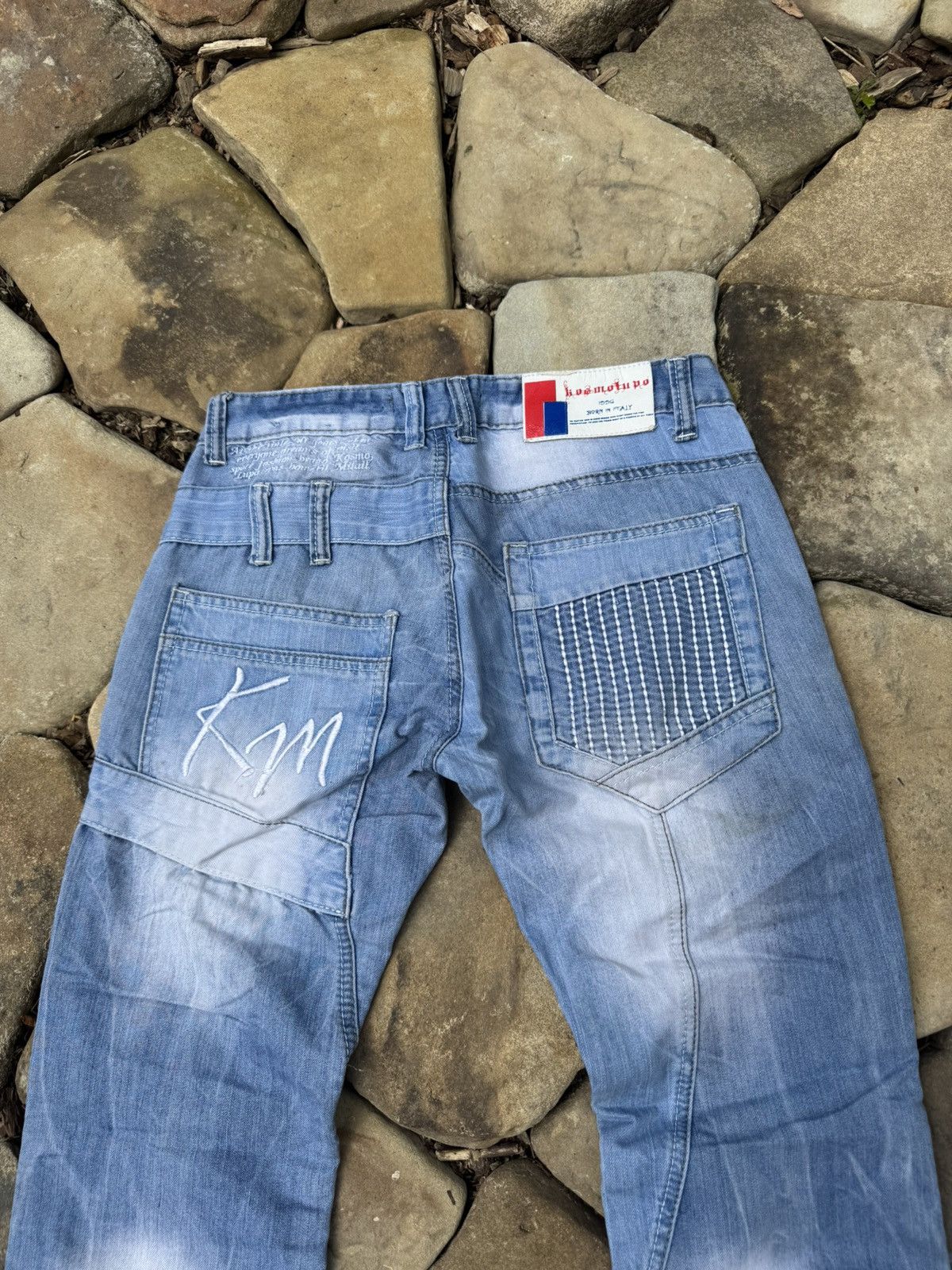 Vintage Vintage Cosmo Lupo Y2k Distressed Pants Size US 30 / EU 46 - 4 Thumbnail