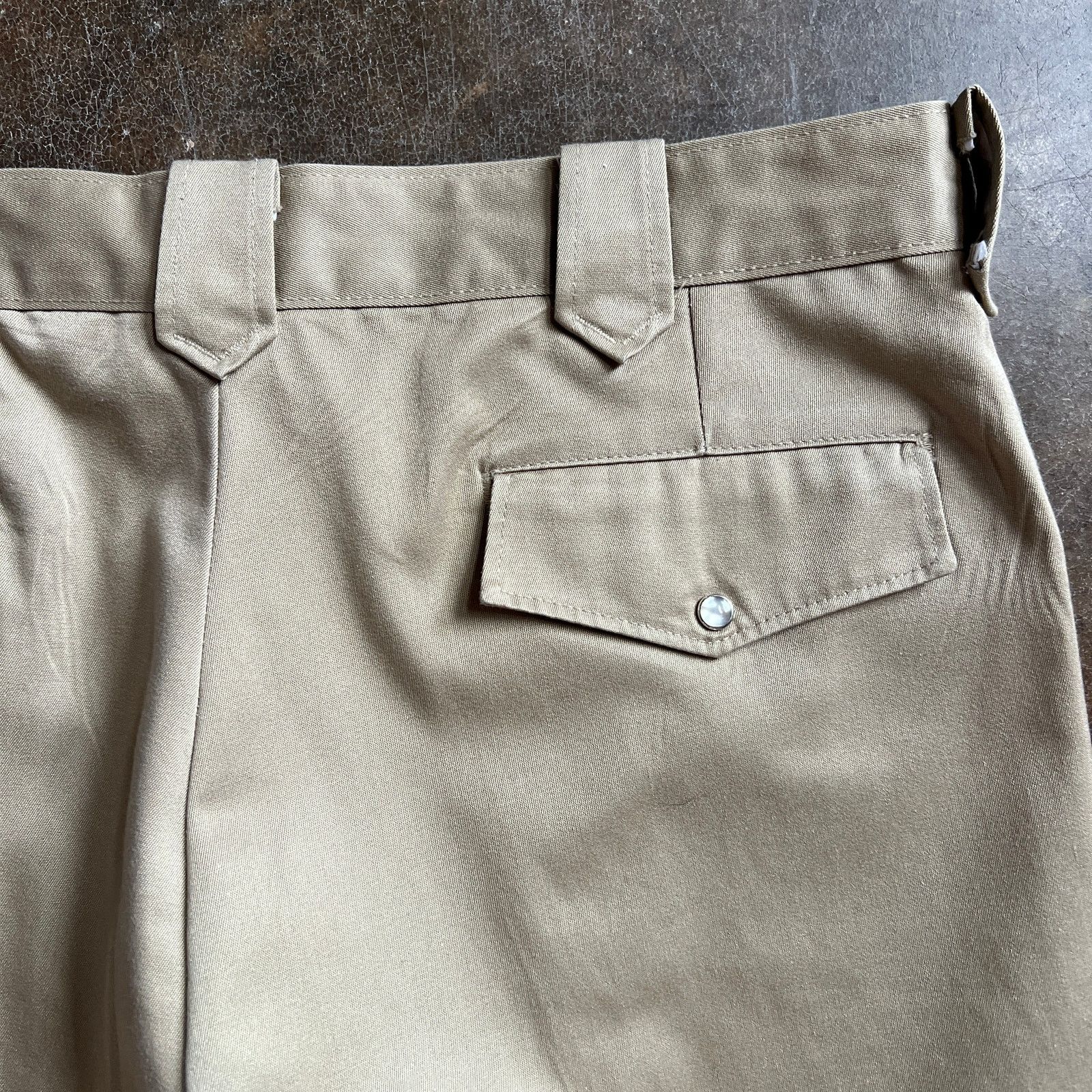 Vintage VTG RARE Tuf-Nut USA Pearl Snap Pocket Tan Pants 36x32 Size US 36 / EU 52 - 5 Thumbnail