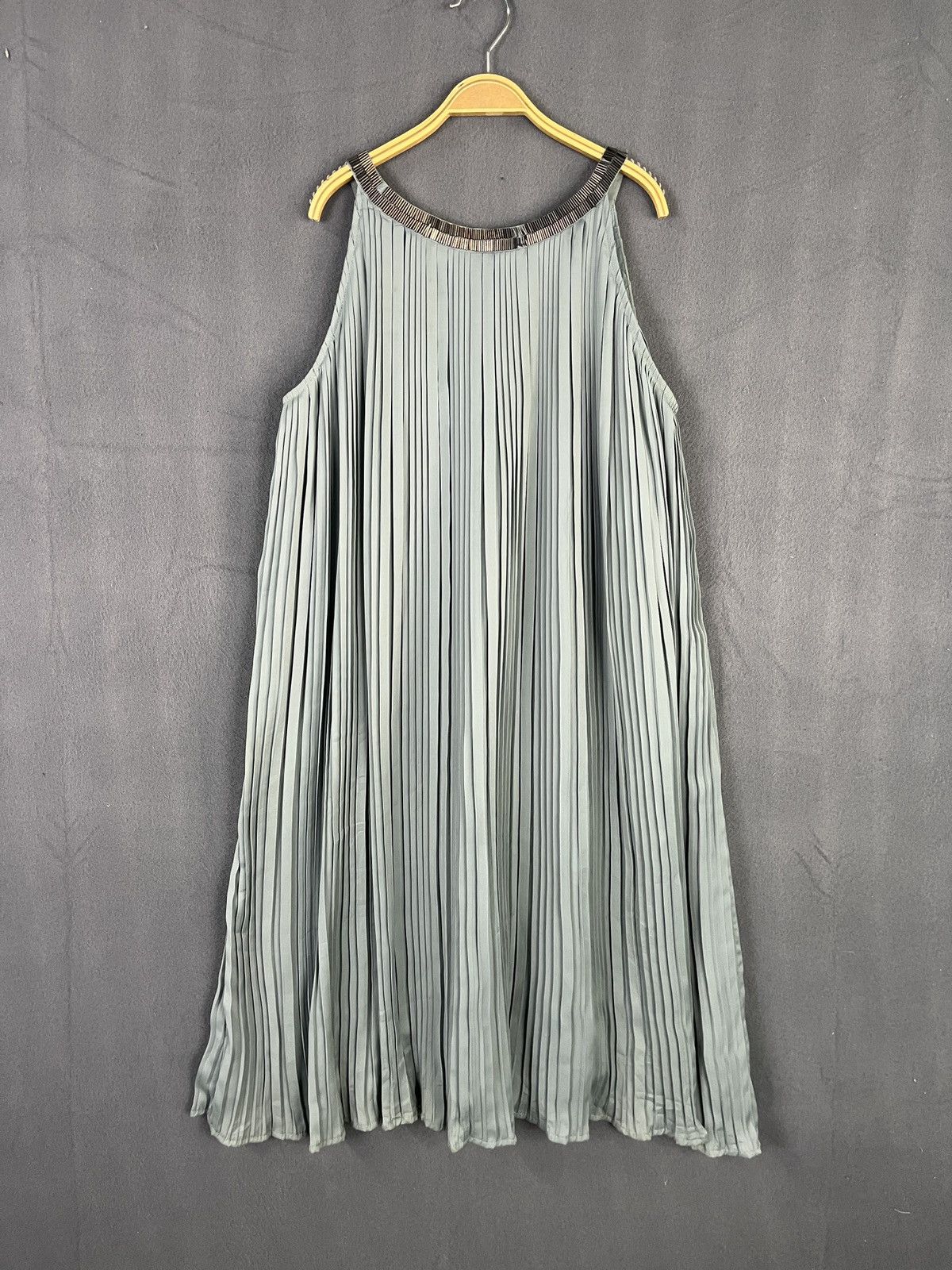 Beams Plus × Vintage Beams Light Pleated Dress Size XS / US 0-2 / IT 36-38 - 2 Thumbnail