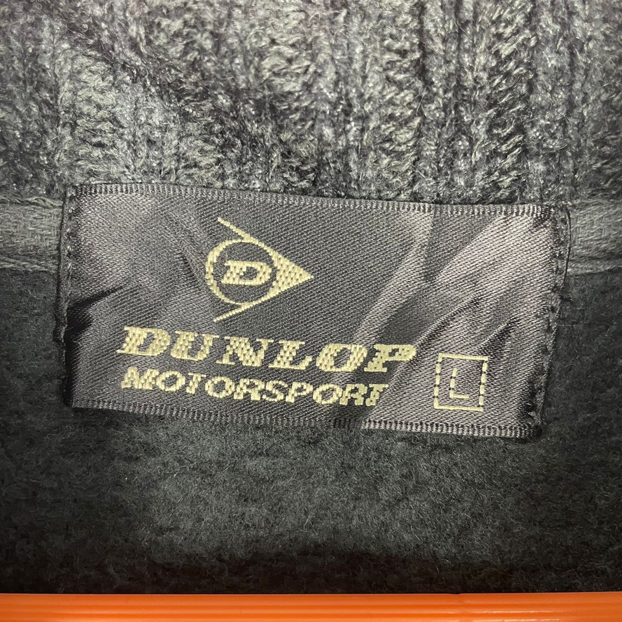 Dunlop Vintage Dunlop Motorsport Knit Style Quarter Zip Sweatshirt Size US L / EU 52-54 / 3 - 7 Thumbnail