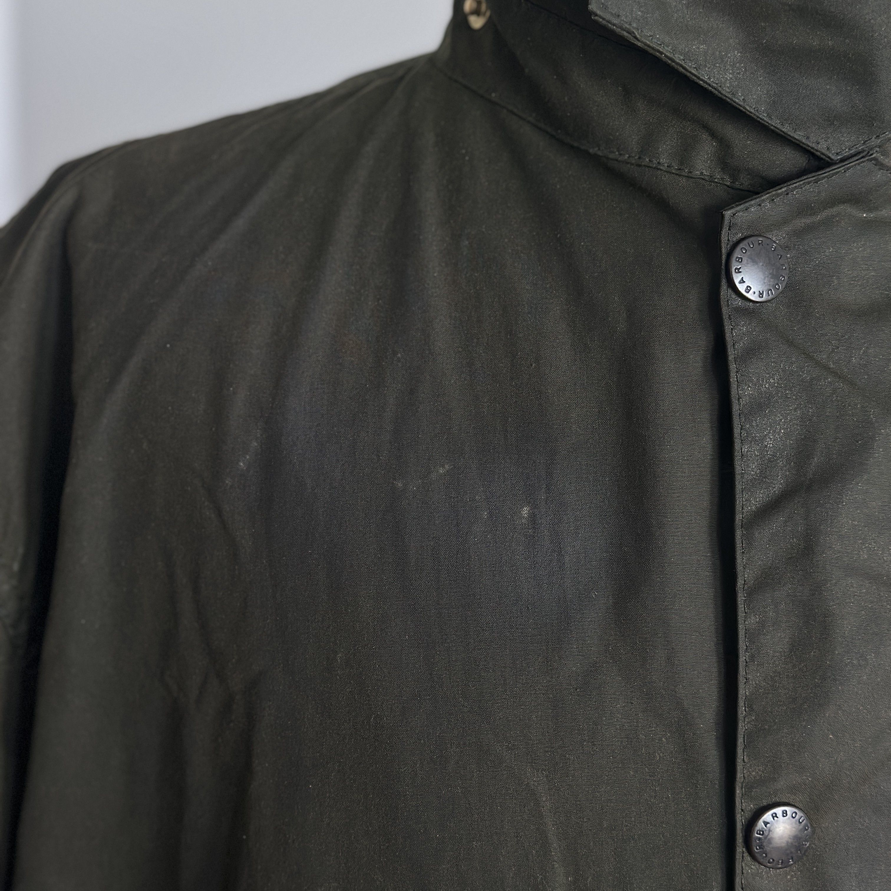 Barbour BARBOUR A200 Border Wax Jacket C46 / 117CM England Vintage Size US XXL / EU 58 / 5 - 5 Thumbnail