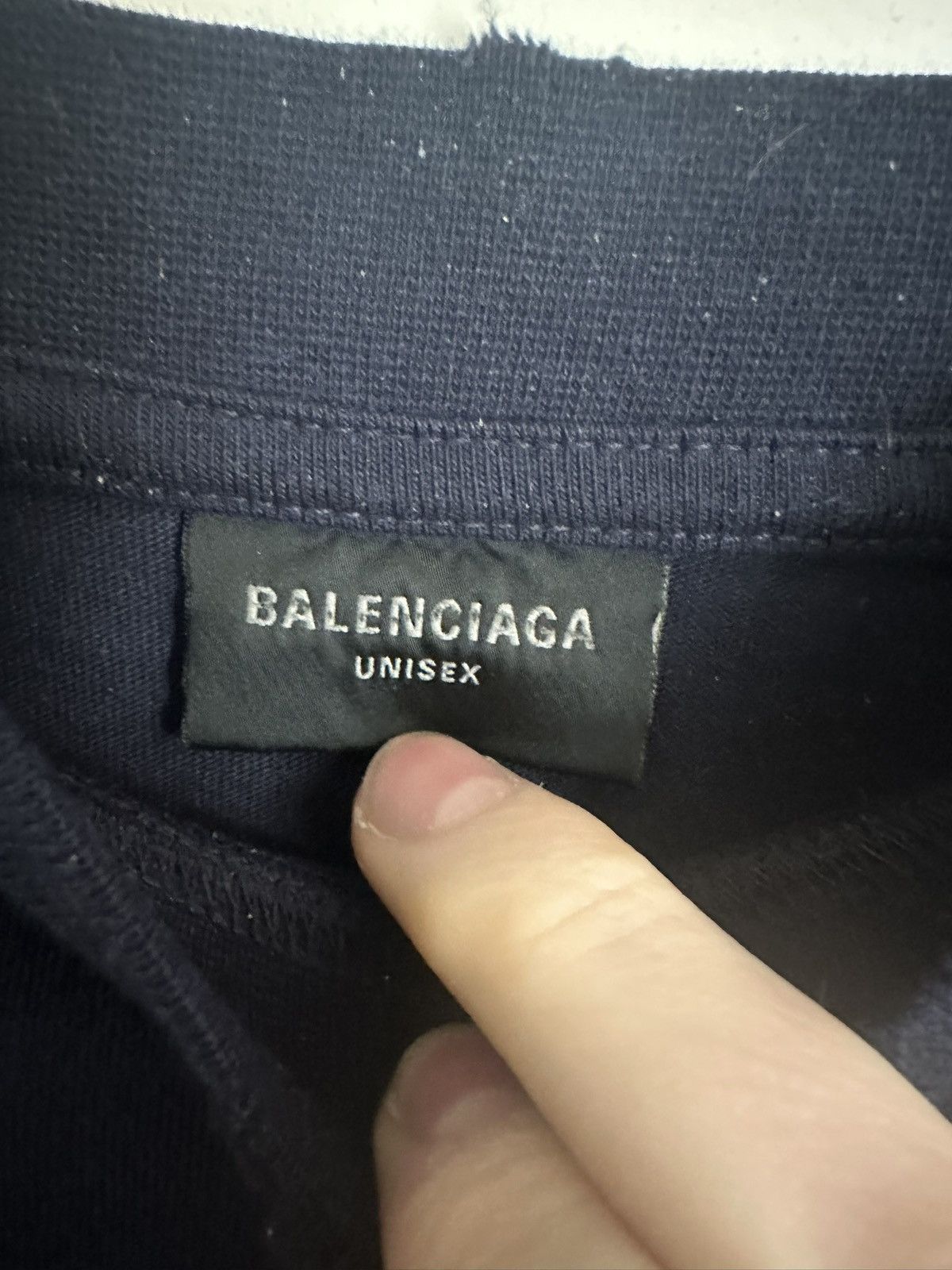 Balenciaga Balenciaga caps Logo distressed oversized shirt XS Size US XS / EU 42 / 0 - 2 Thumbnail