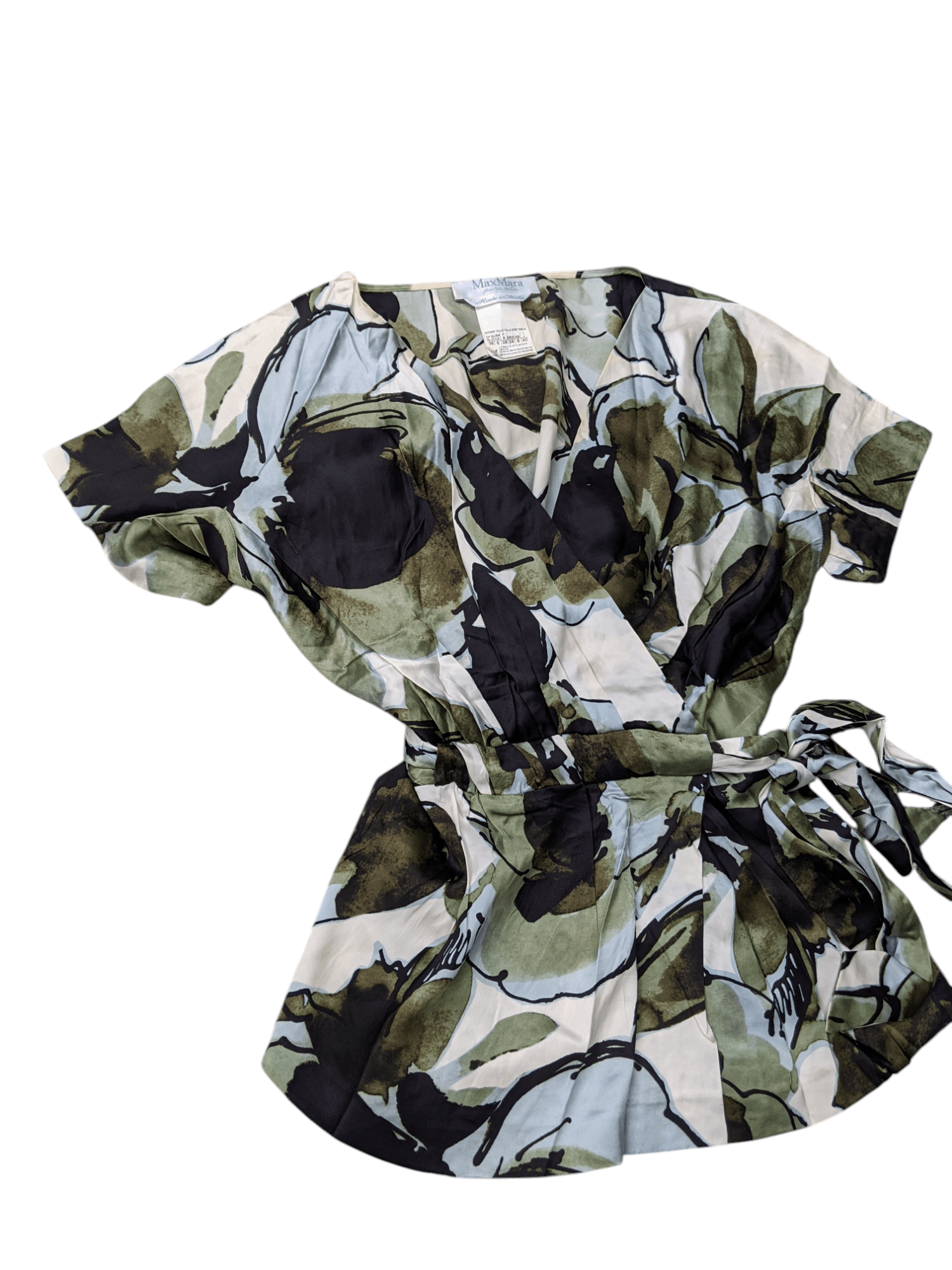 Max Mara Max Mara Pura Seta Wrap Top Size S / US 4 / IT 40 - 2 Thumbnail