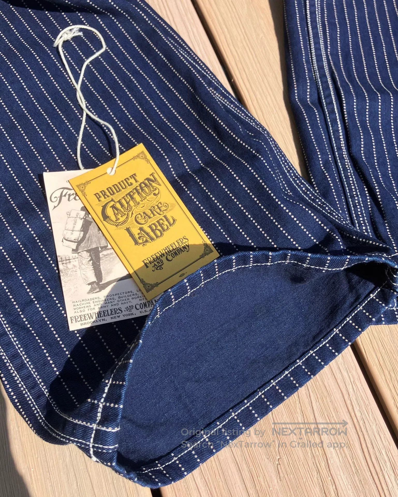 Freewheelers Vintage High-Waisted Work Pants. Size US 34 / EU 50 - 8 Thumbnail