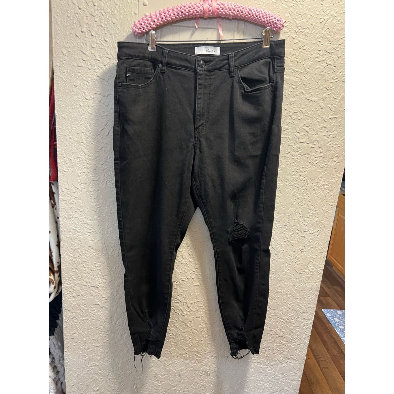 Other Kancan Black Distressed Skinny Jeans Woman’s Size XL Size 32" / US 10 / IT 46 - 1 Thumbnail