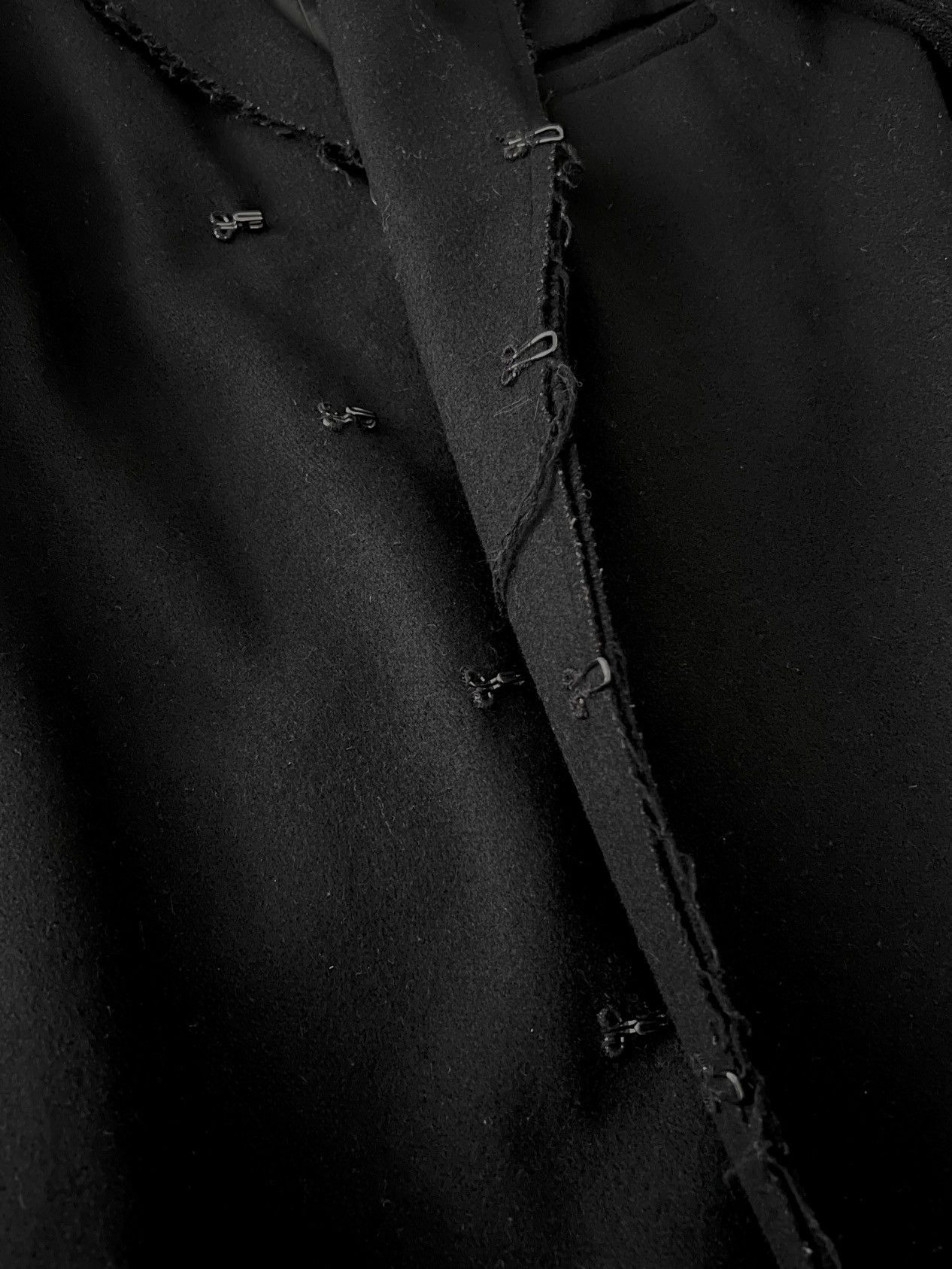 Other Avant Garde Raw Hem Wool Coat Size US S / EU 44-46 / 1 - 6 Thumbnail