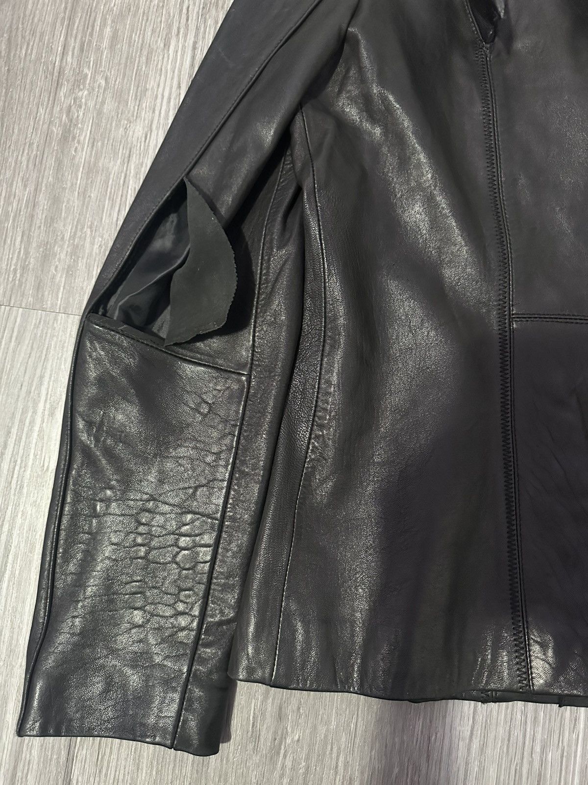 Vintage one of one shark lamb leather jacket Size US M / EU 48-50 / 2 - 10 Thumbnail