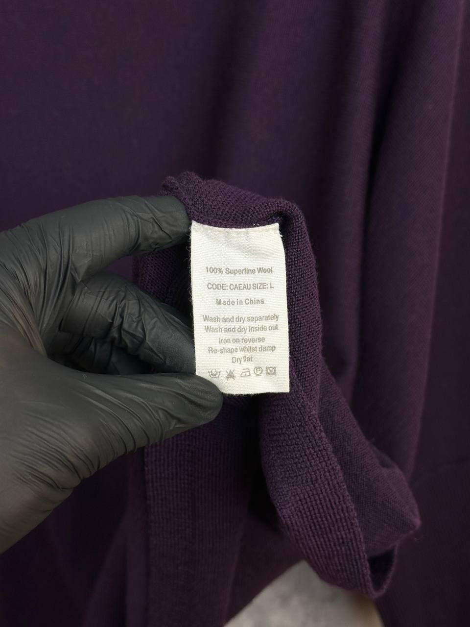 Other TOAST Oversized Superfine Wool Sweater Purple Boxy Batwing Size L / US 10 / IT 46 - 11 Thumbnail