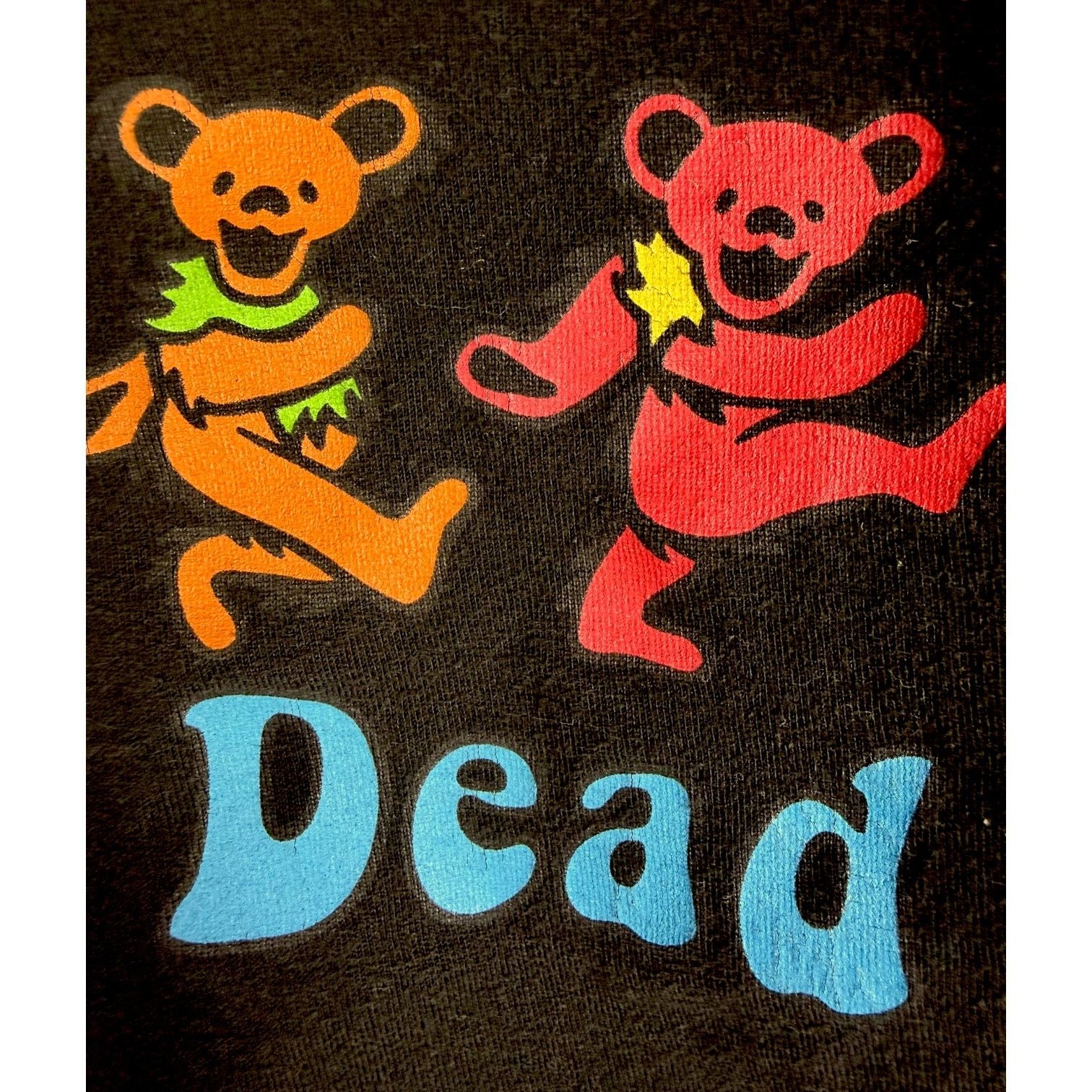Grateful Dead Women's Grateful Dead Bears Cropped Black T-Shirt - XXL 2X Size XXL / US 16-18 / IT 52-54 - 4 Thumbnail