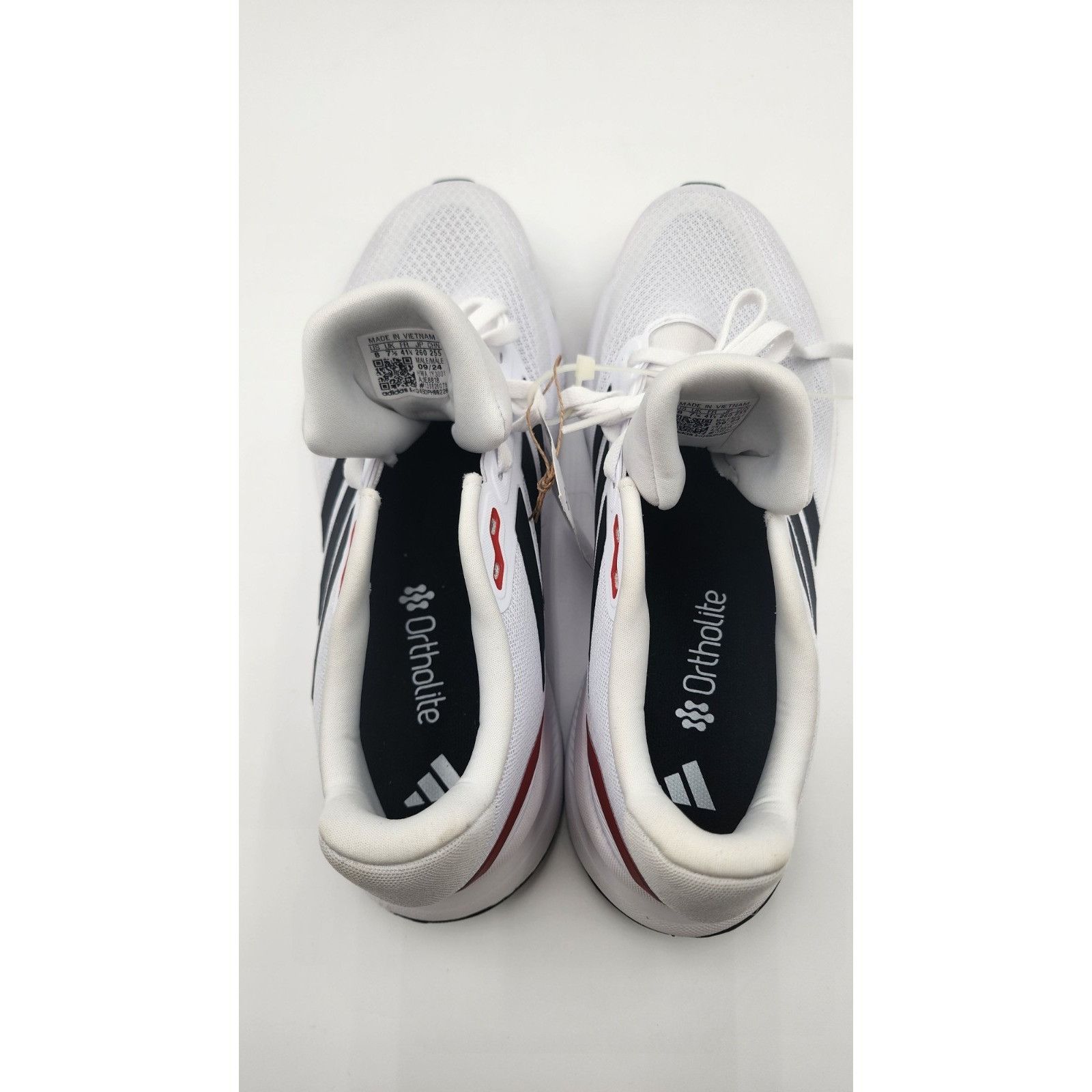 Adidas Adidas Runfalcon 5 White Black Red Cloudfoam Running Shoes M Size US 8 / EU 41 - 6 Thumbnail