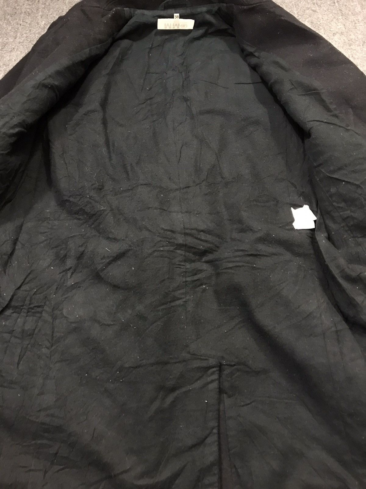 Designer × Maison Margiela Maison Martin Margiela MM6 Thick Wool Trench Coat Jacket Size US S / EU 44-46 / 1 - 6 Thumbnail