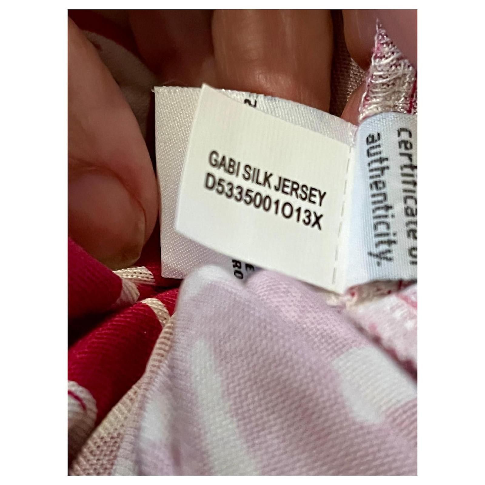 Diane von Furstenberg DvF Gabi silk dress red and white Size M / US 6-8 / IT 42-44 - 5 Thumbnail