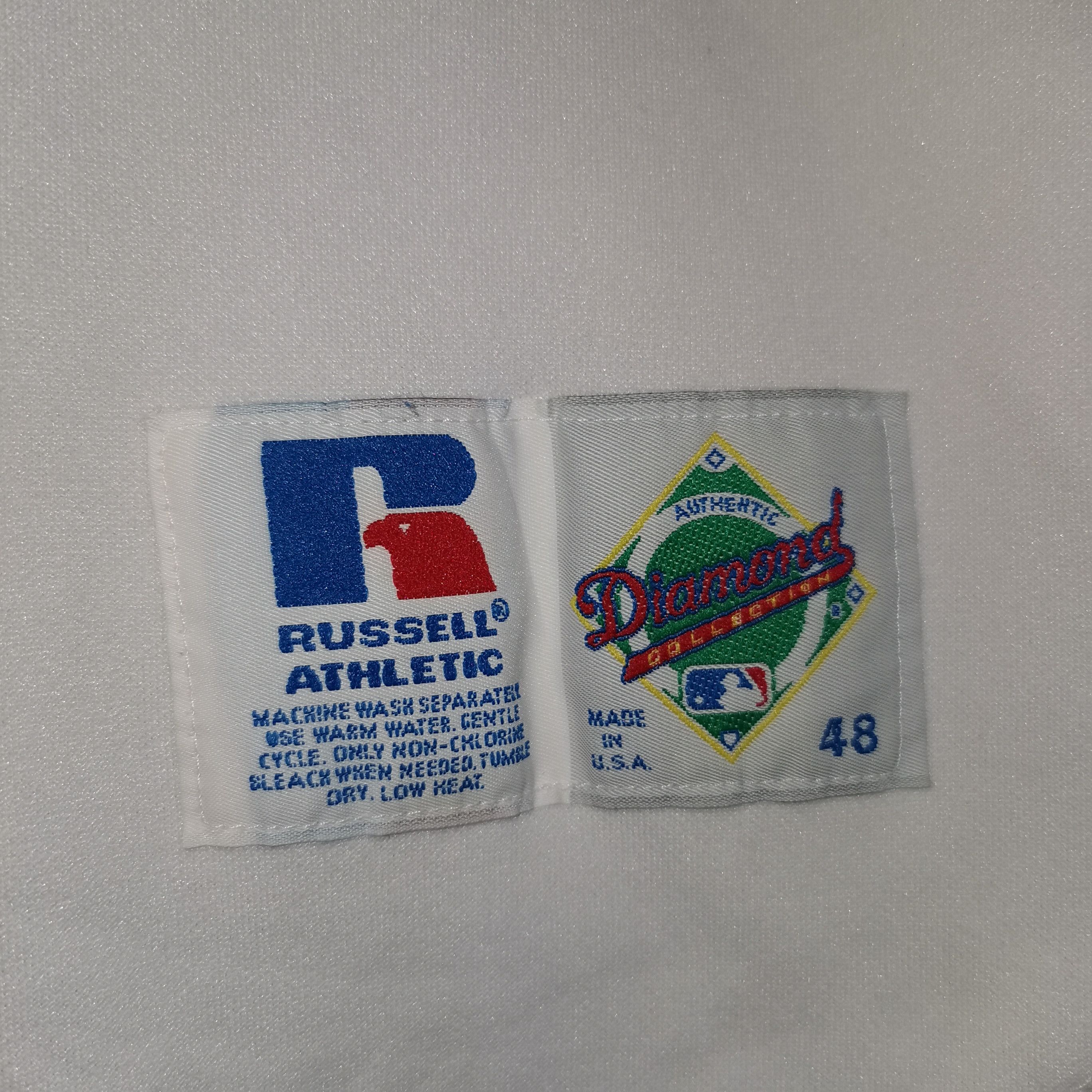 MLB RARE VINTAGE TAMPA BAY DEVIL RAYS 90s RUSSELL 48 XL BLANC Size US XL / EU 56 / 4 - 5 Thumbnail