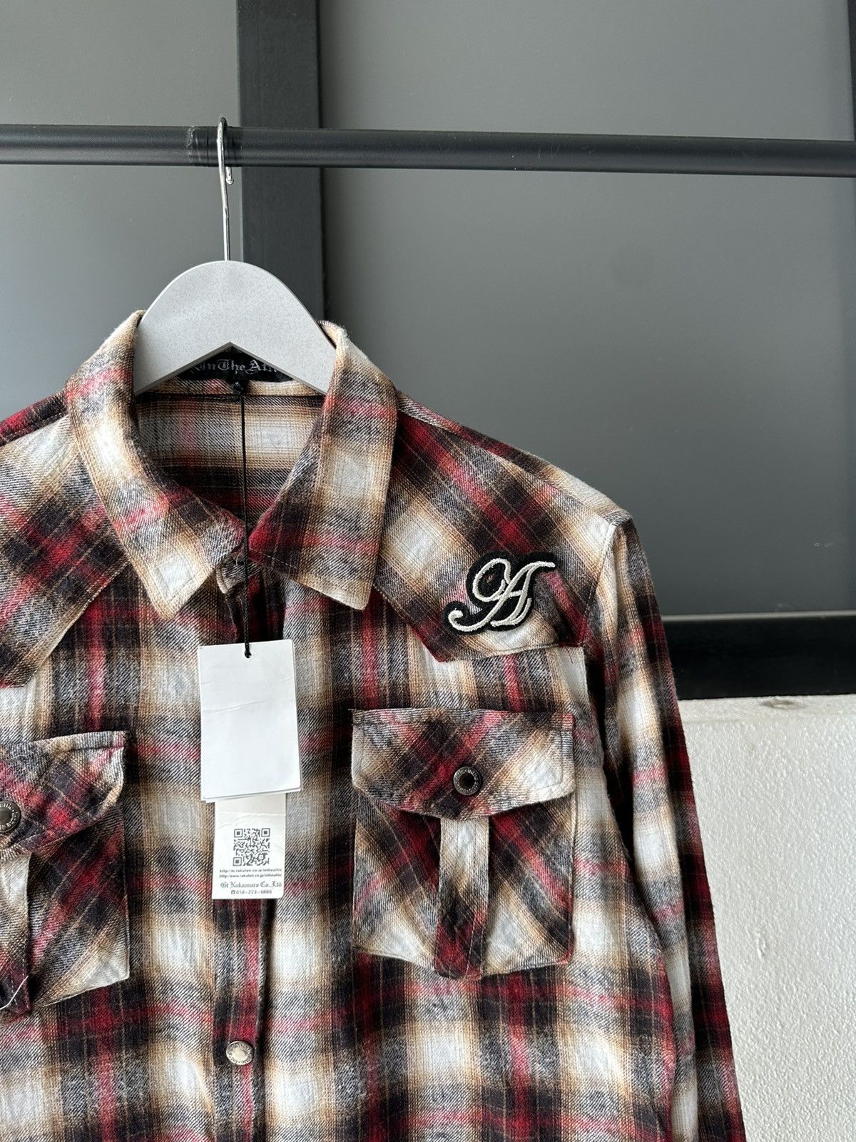 In The Attic 00's In The Attic shadow plaid shirt Size US M / EU 48-50 / 2 - 16 Thumbnail