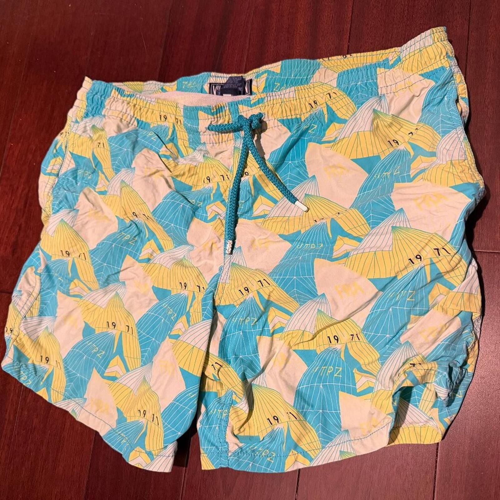 Vilebrequin Vilebrequin Men Swim Shorts Size XL Graphic Print 8/10 Size US 36 / EU 52 - 2 Thumbnail