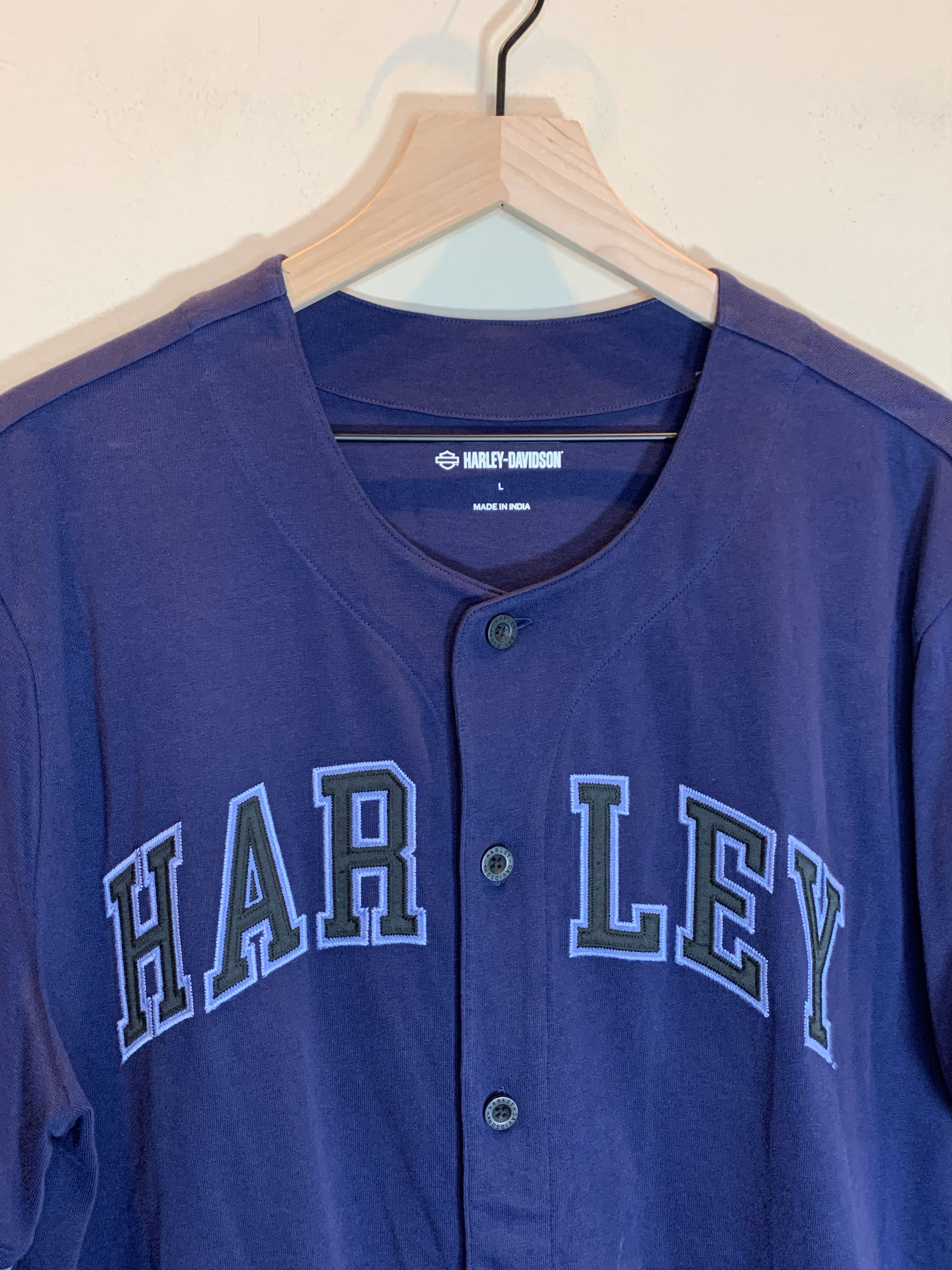 Harley Davidson *RARE* Harley Davidson Biker Embroidered Baseball Jersey - L Size US L / EU 52-54 / 3 - 2 Thumbnail