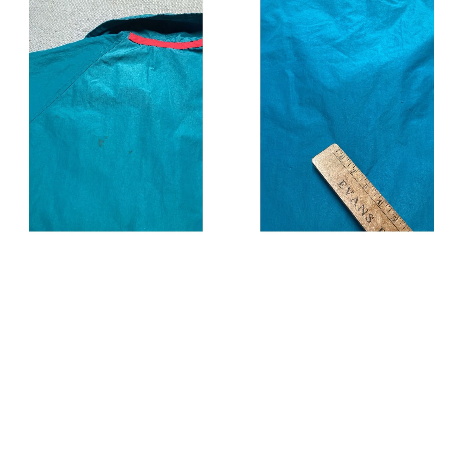 Altea VINTAGE 80s Anorak Windbreaker Jacket Pullover Half Zip Teal Blue Adult XL Jacket Mens Windbreaker 80s Size US XL / EU 56 / 4 - 8 Thumbnail