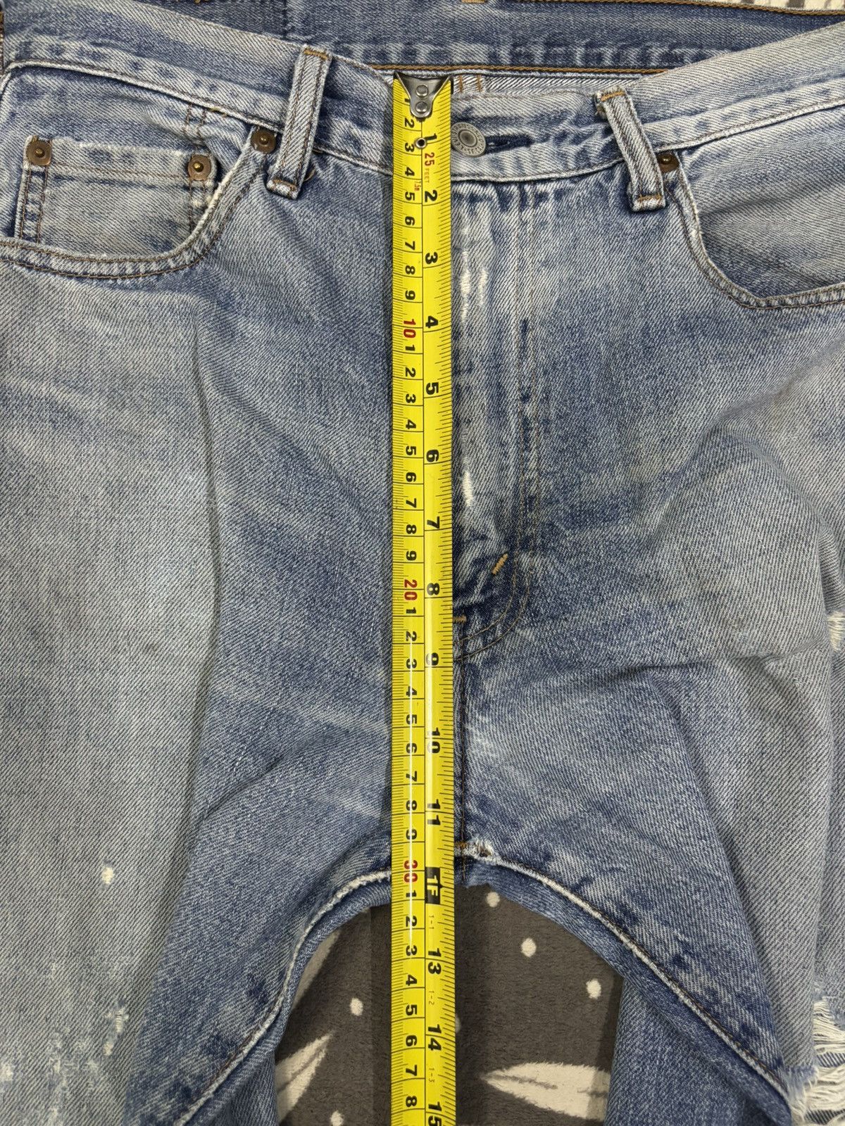 Levi's Vintage 90s Levis 502 Big E Selvedge Distressed Grunge Jeans Size US 30 / EU 46 - 17 Thumbnail