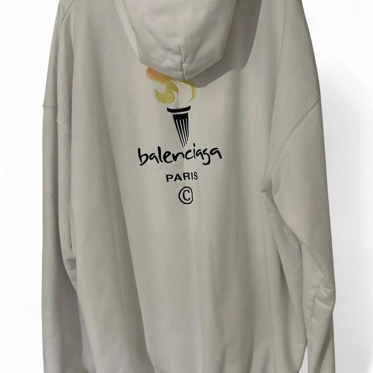 Balenciaga Olympic Torch Embroidery Hoodie Size US S / EU 44-46 / 1 - 3 Thumbnail