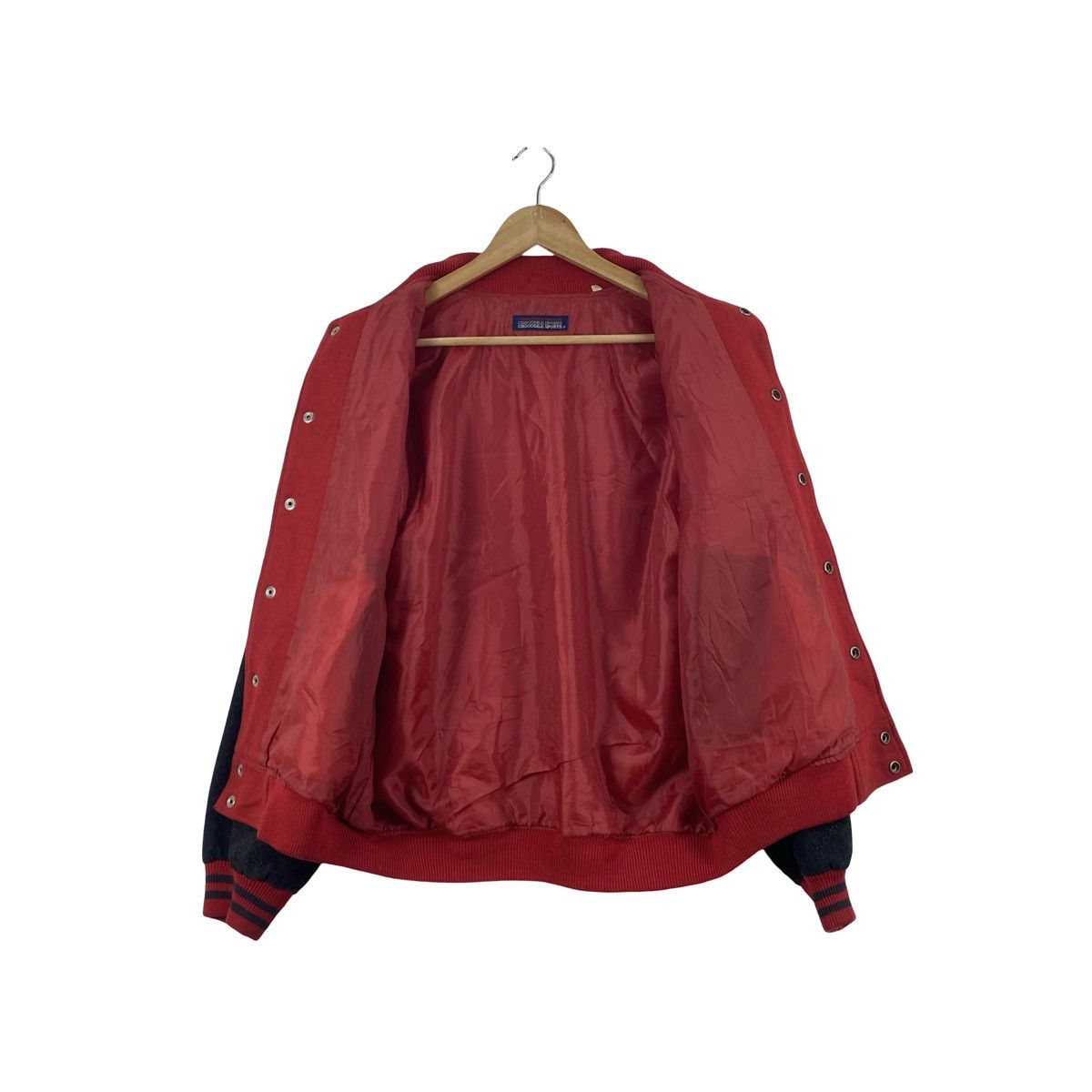 Vintage Vintage CROCODILE SPORTS Varsity Bomber Jacket Snap Button Size US L / EU 52-54 / 3 - 8 Thumbnail