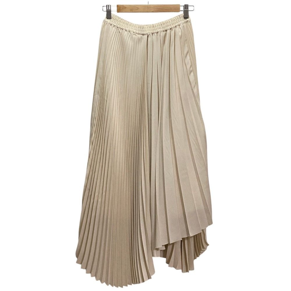 Theory Theory Theory NATURAL GGT IRREGULAR PLEATED Skirt Textile Skirts DUTY FREE for USA Size ONE SIZE - 1 Thumbnail