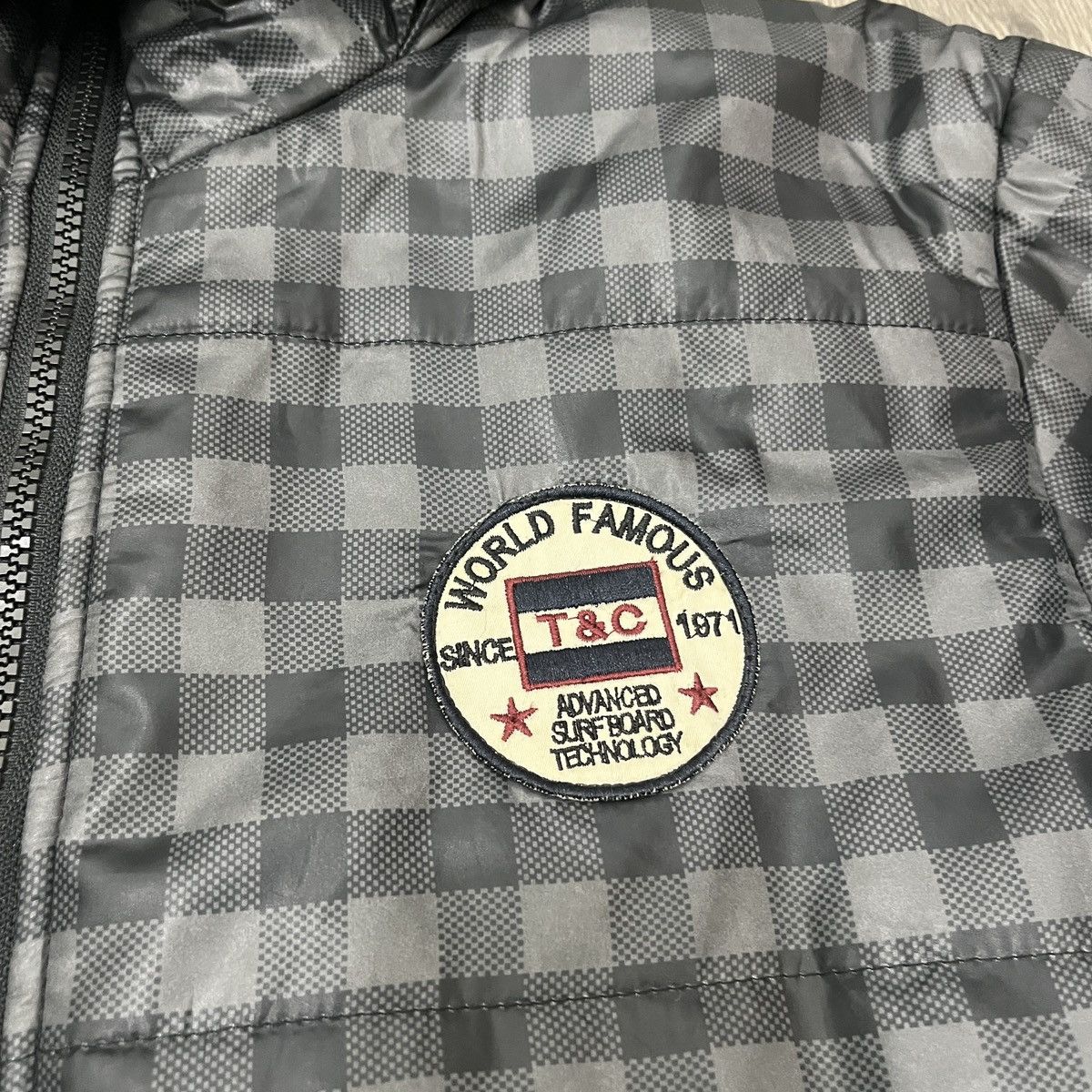 14th Addiction T&C Surf - Plaid Down Jacket Faux Fur ifsixwasnine Lgbstyle Size US M / EU 48-50 / 2 - 5 Thumbnail