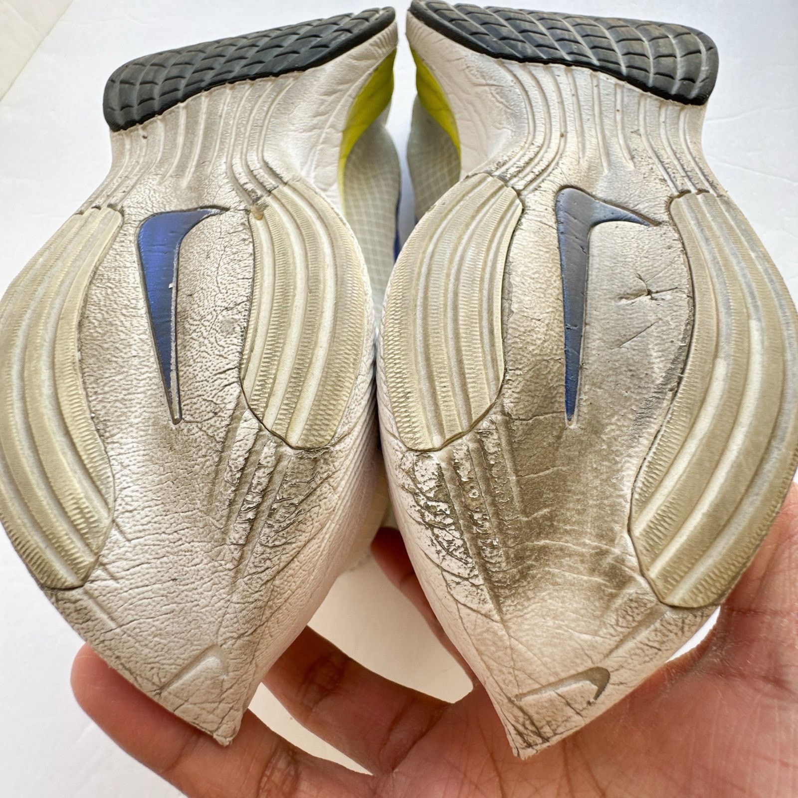 Nike Nike VaporFly White Blue ZoomX Next Mens Size 8 Box Included Size US 8 / EU 41 - 12 Thumbnail