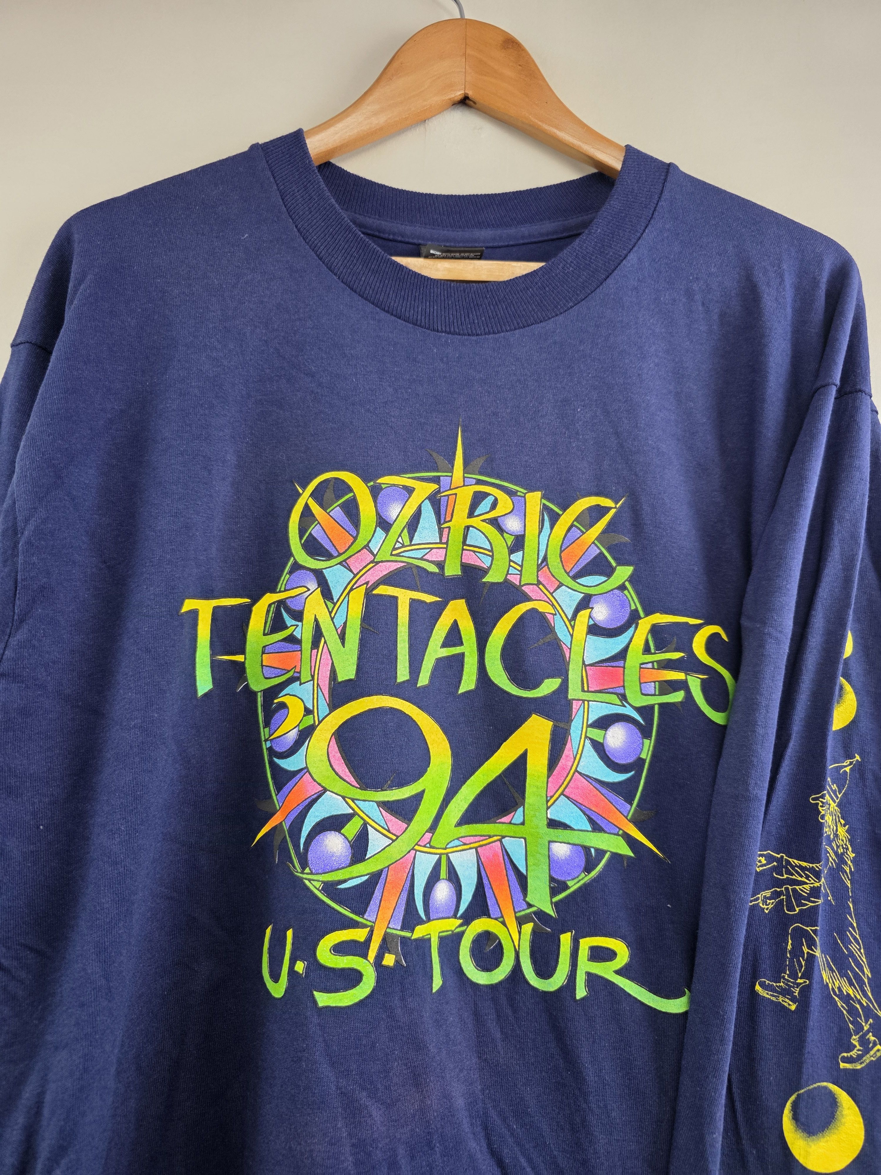 Band Tees × Vintage 1994 Ozric Tentacles Tour Long-sleeved XL 23" 31.5" Size US XL / EU 56 / 4 - 3 Thumbnail