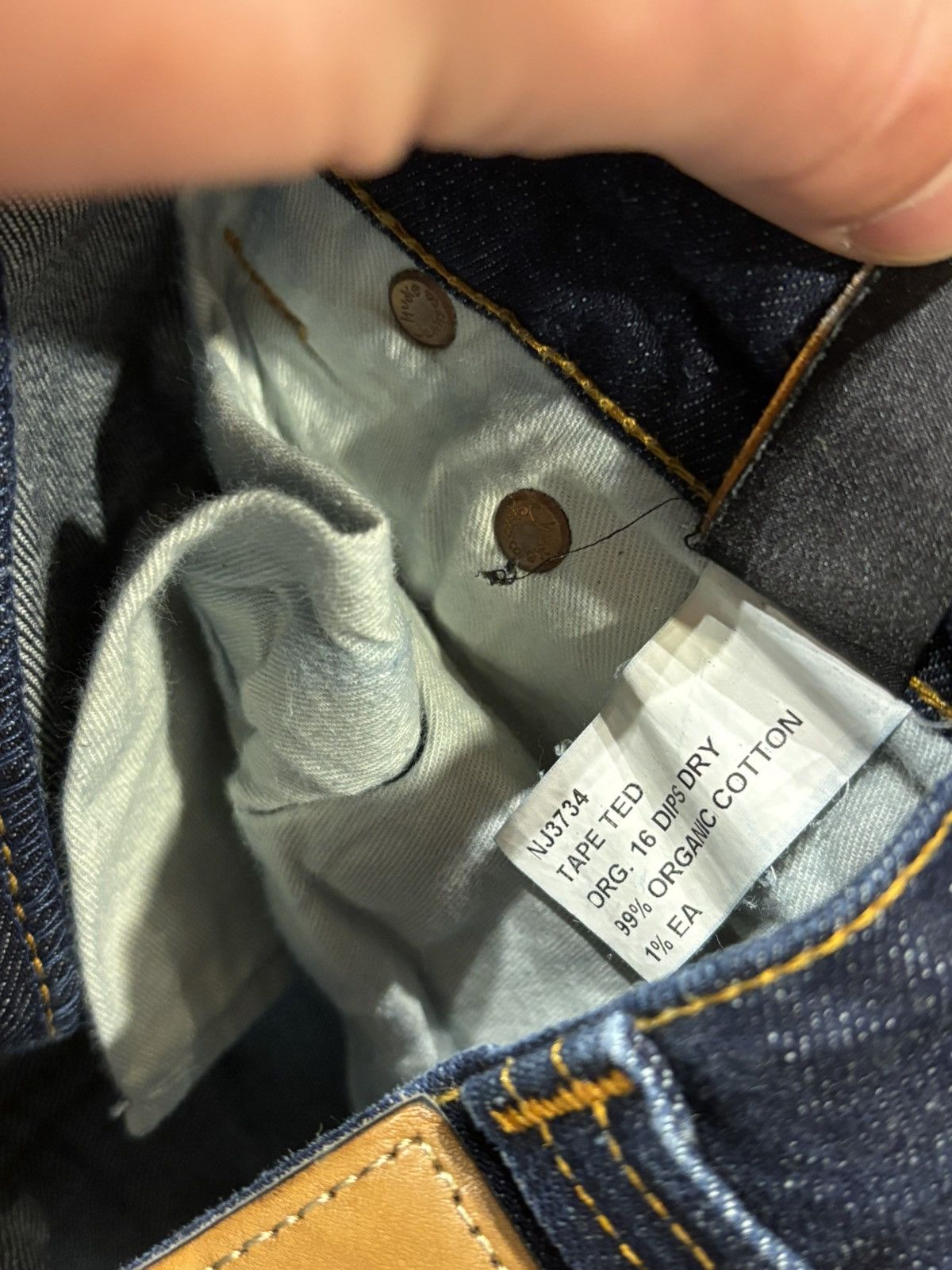 Nudie Jeans Nudie Denim Jeans Size US 31 - 6 Thumbnail