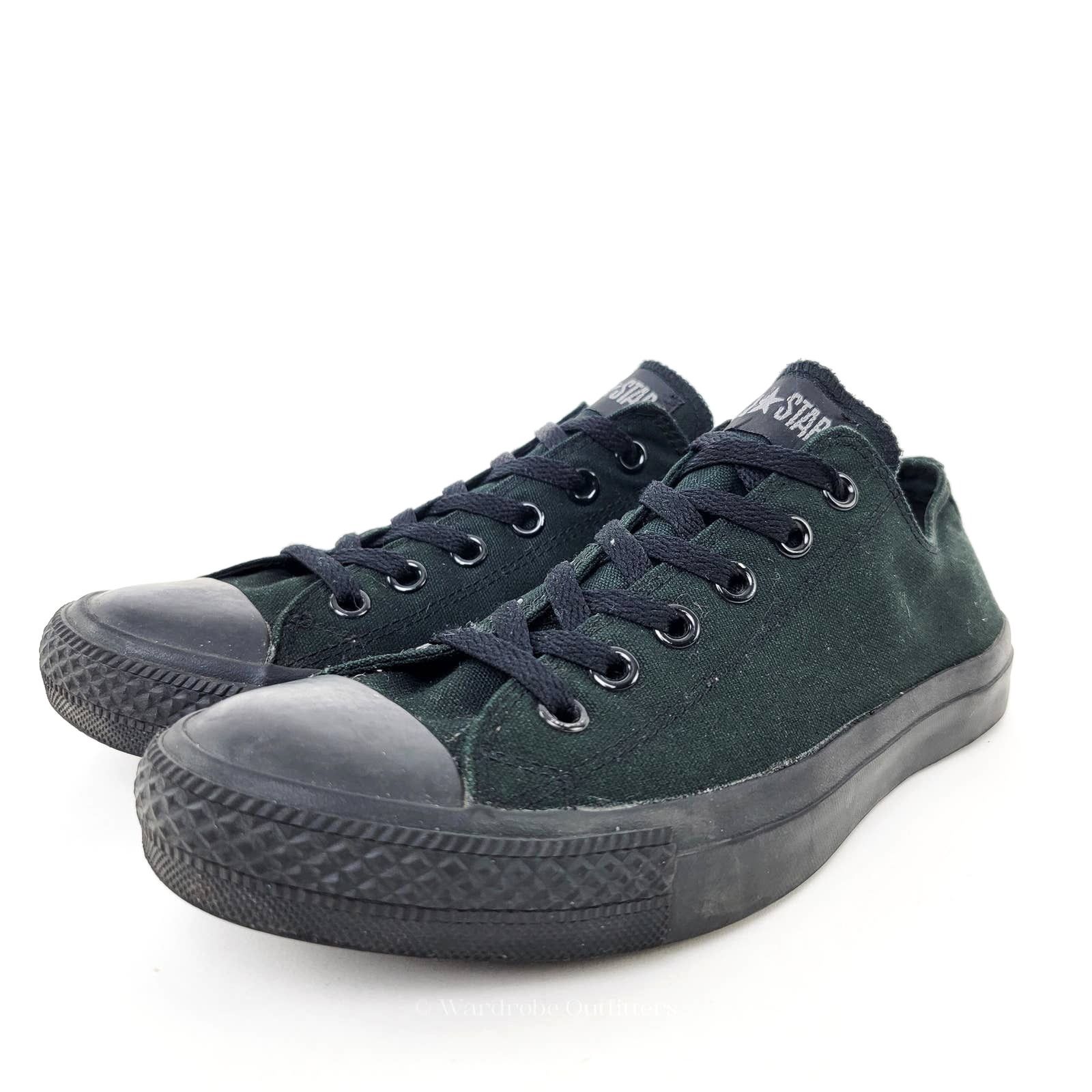 Nike Converse Chuck Taylor All Star Lowtop All Black Monochrome Size US 8 / EU 41 - 1 Thumbnail