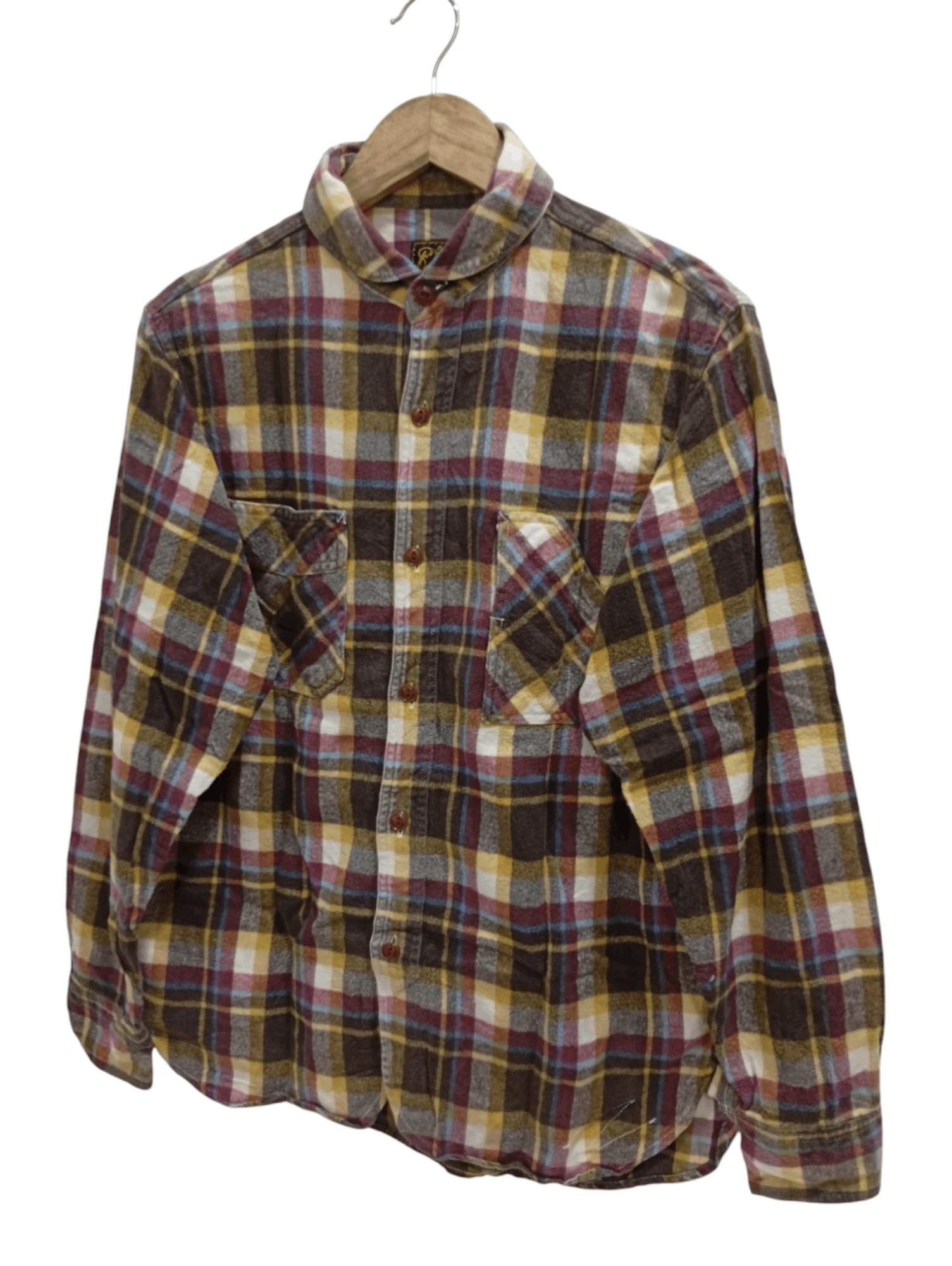 Cushman × Japanese Brand × Vintage 🔥🔥Cushman Plaid Flannel Shirt Size US M / EU 48-50 / 2 - 3 Thumbnail