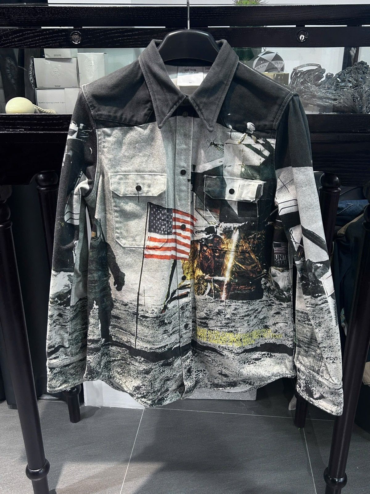 Calvin Klein Moon Landing By Raf Simons SS19 Denim Jacket