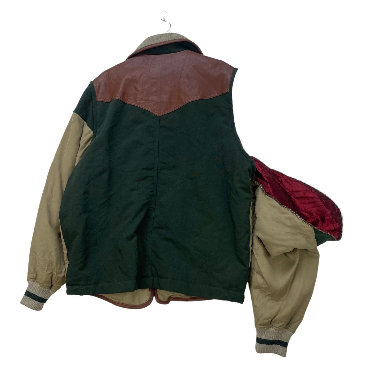Genuine Leather × Vintage Italian Designer Umberto Bilancioni Detachable Sleeve Size US M / EU 48-50 / 2 - 4 Thumbnail
