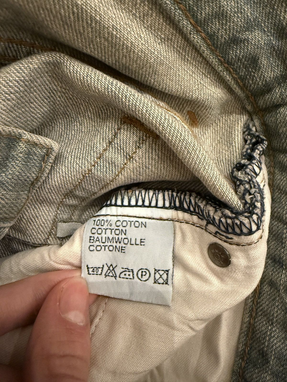 Dior Dior Waxed Bleu Clair Denim Size US 28 / EU 44 - 11 Thumbnail