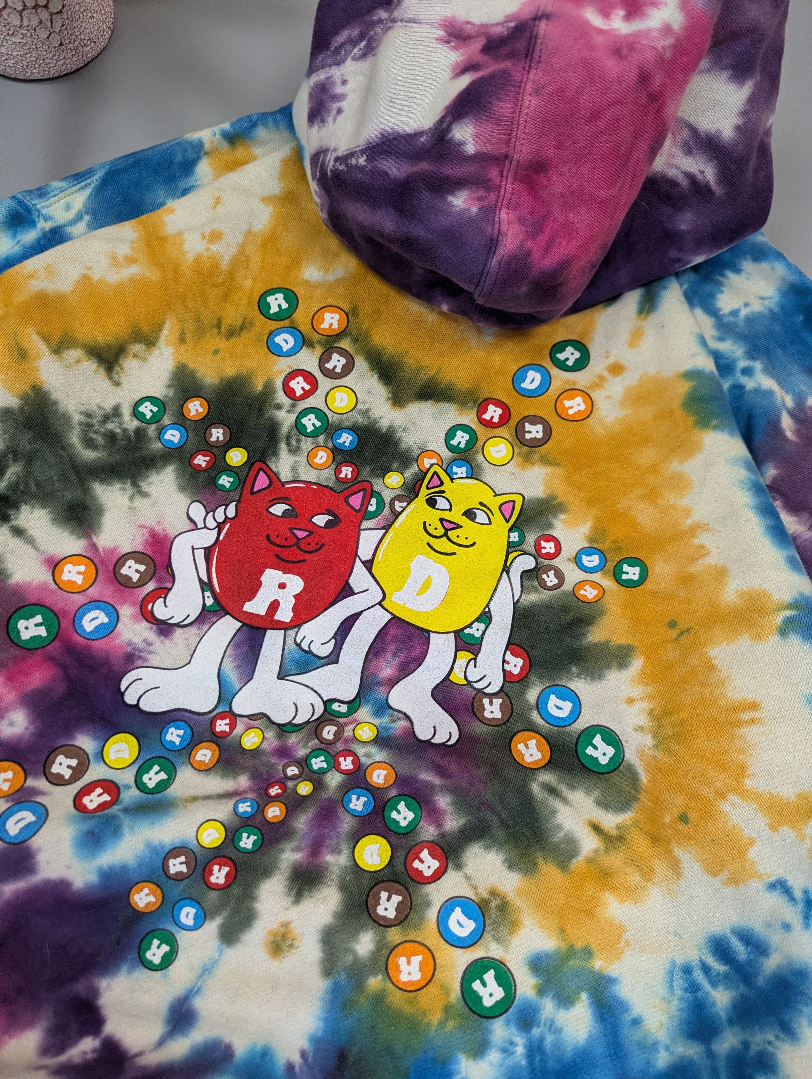 RIPNDIP RipNDip Tie Dye Hoodie – Lord Nermal Graphic Streetwear Size US L / EU 52-54 / 3 - 18 Thumbnail