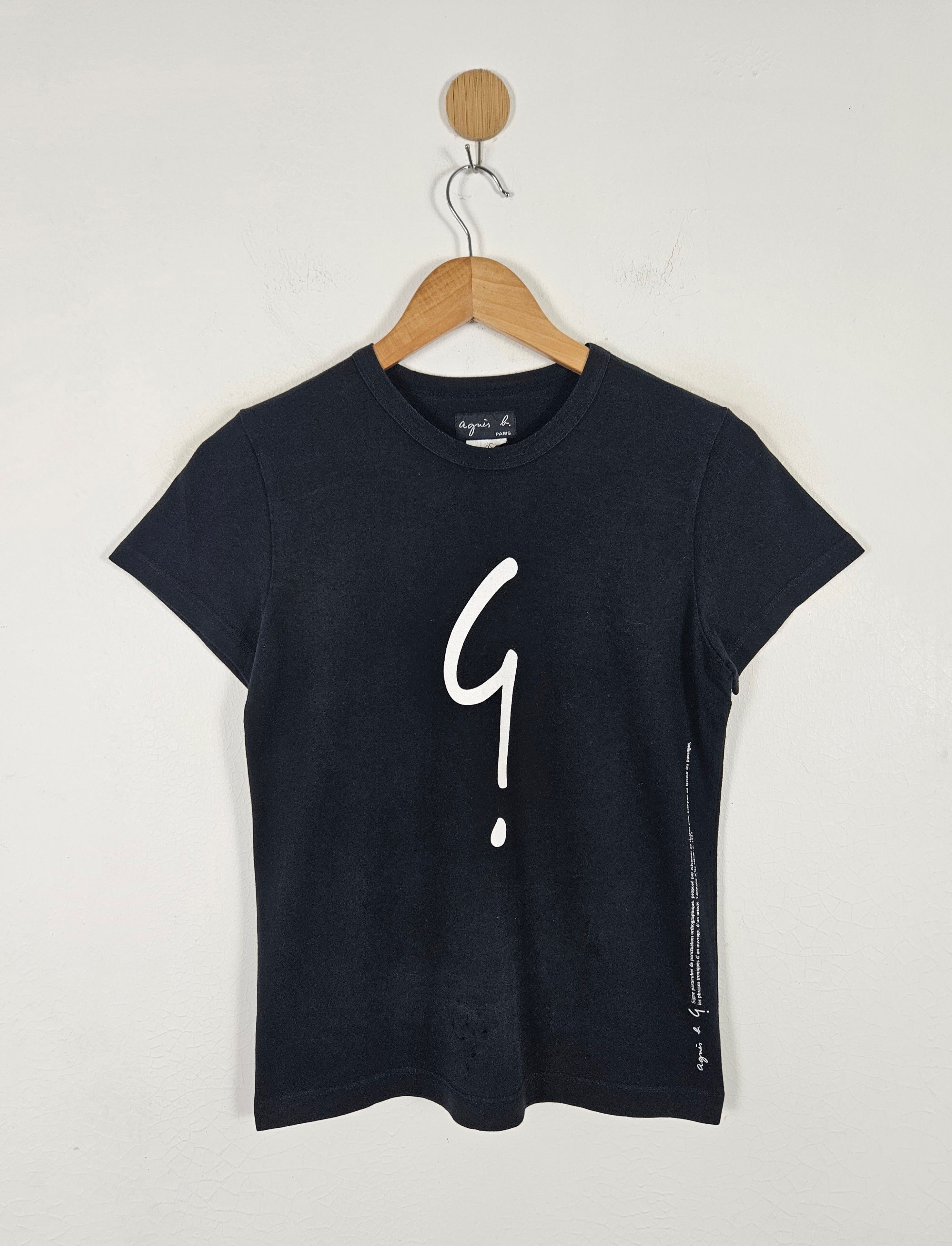 agnes b. Agnes B Paris logo Shirt Size S / US 4 / IT 40 - 1 Thumbnail