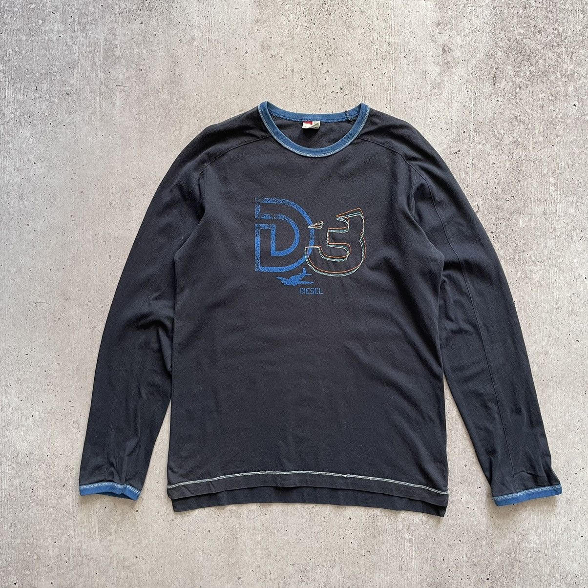 Diesel × Vintage Vintage Diesel Longsleeve y2k D3 Size US M / EU 48-50 / 2 - 1 Thumbnail