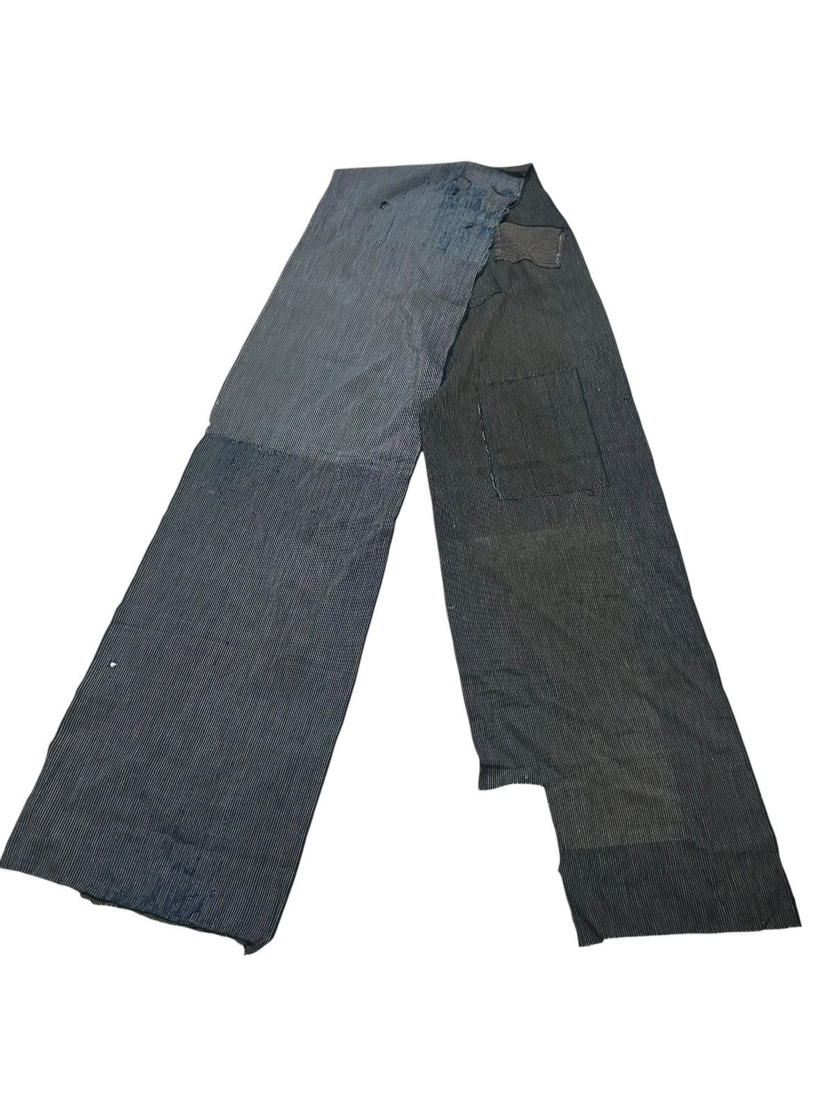 Japanese Brand 321 1930s BORO Japanese Indigo Fabric Vintage Cloth Kimono Size ONE SIZE - 1 Thumbnail