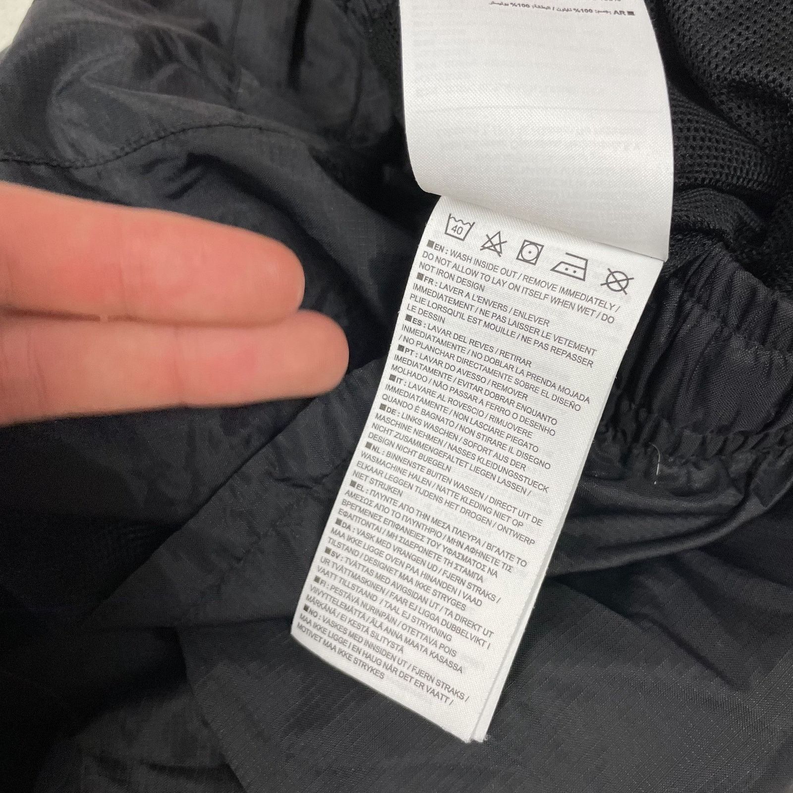 Nike Nike Men's Black Swoosh Pockets High-Rise Track Pants Small Size US 30 / EU 46 - 11 Thumbnail