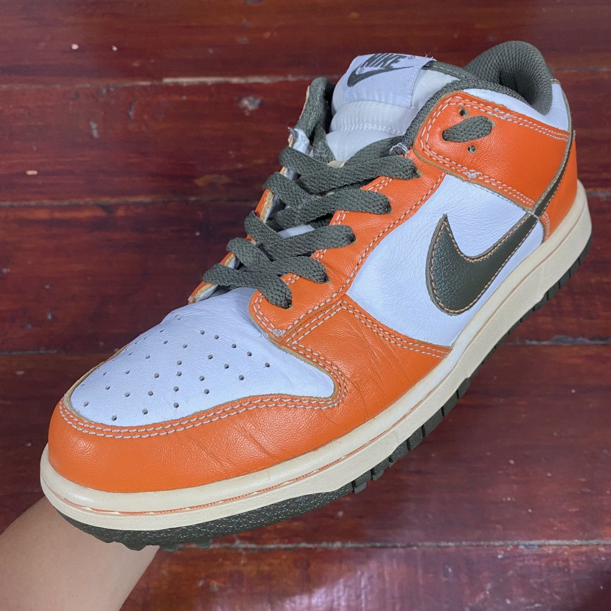 Nike Dunk Low NG Golf White Orange 2011 Size US 8 / EU 41 - 7 Thumbnail