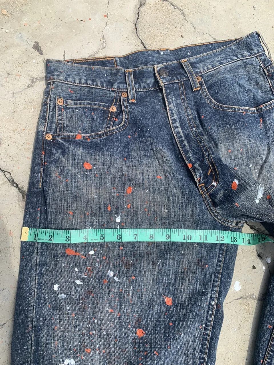 Levi's Vintage Levi’s 669 Baggy Wide Leg Custom Paint Splatter 🔥 Size US 31 - 7 Thumbnail