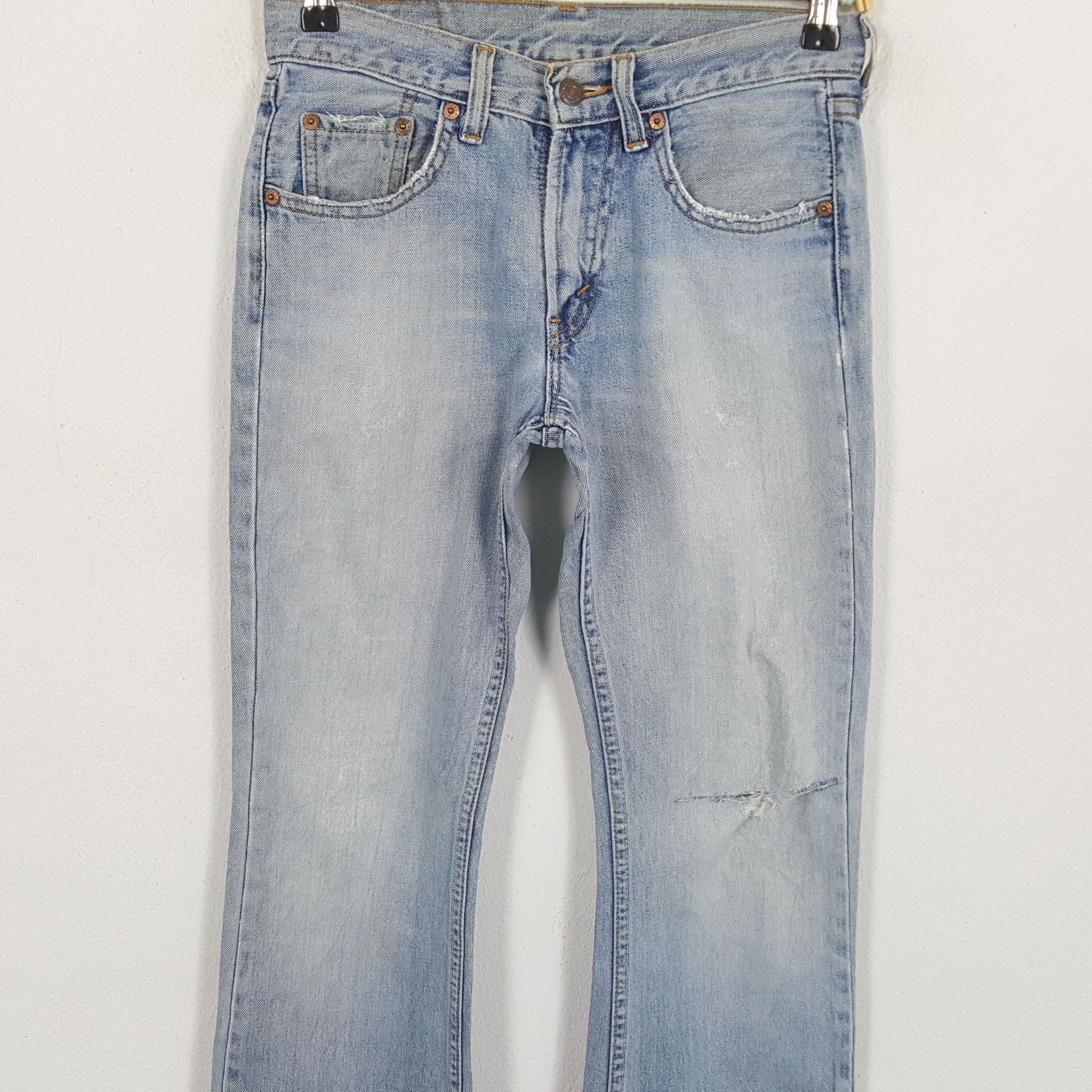 Levi's × Vintage Vintage LEVI'S 501 Distressed Denim Bootcut Jeans Size 28" / US 6 / IT 42 - 2 Thumbnail