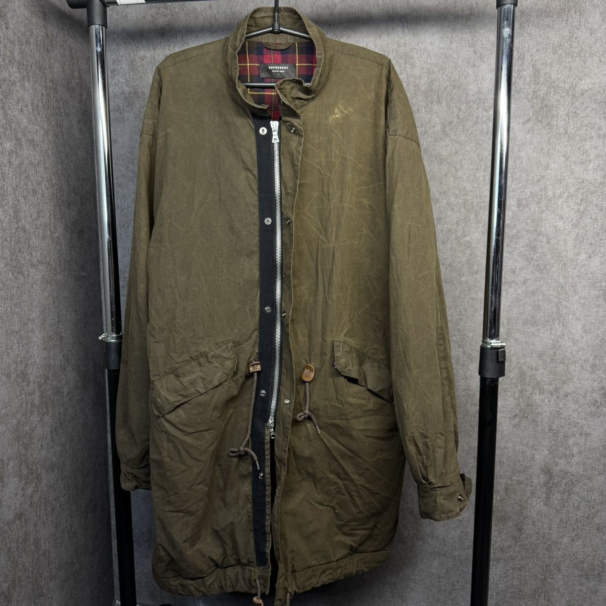 Represent Clo. Represent waxed cotton parka jacket Size US L / EU 52-54 / 3 - 3 Thumbnail