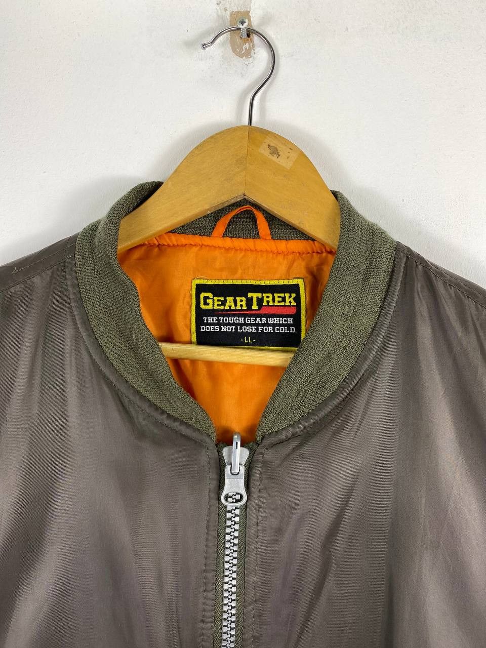 Japanese Brand japanese brand thrashed bomber jacket distressed Size US XXL / EU 58 / 5 - 2 Thumbnail