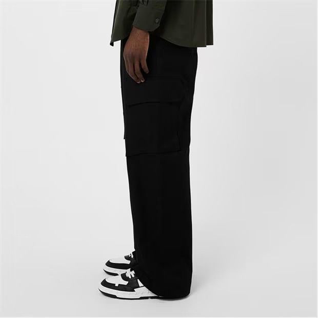 Valentino o1g2r1mq0724 Canvas Cargo Trousers in Black Size US 32 / EU 48 - 4 Thumbnail
